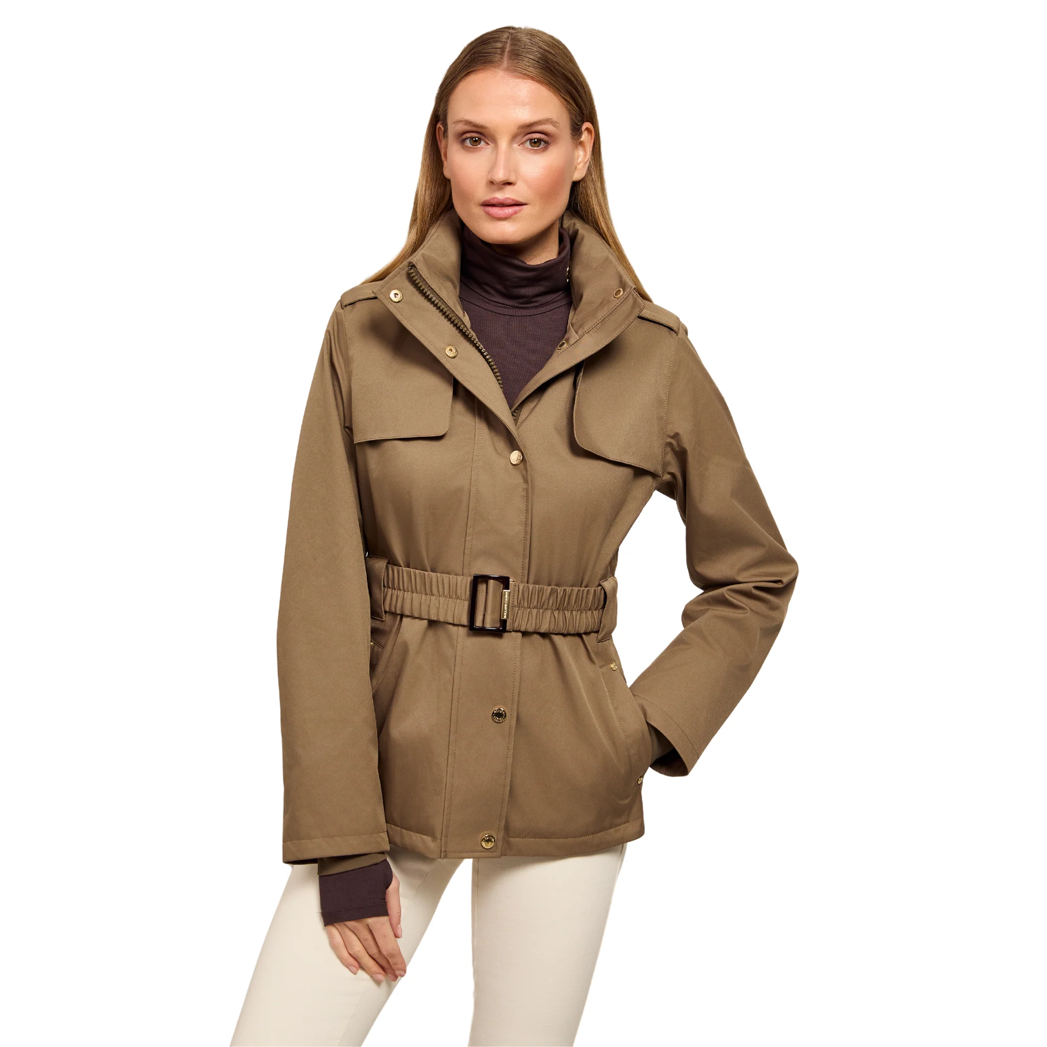 Womens Holland Cooper Mink Rosedale Waterproof Jacket - Image 2
