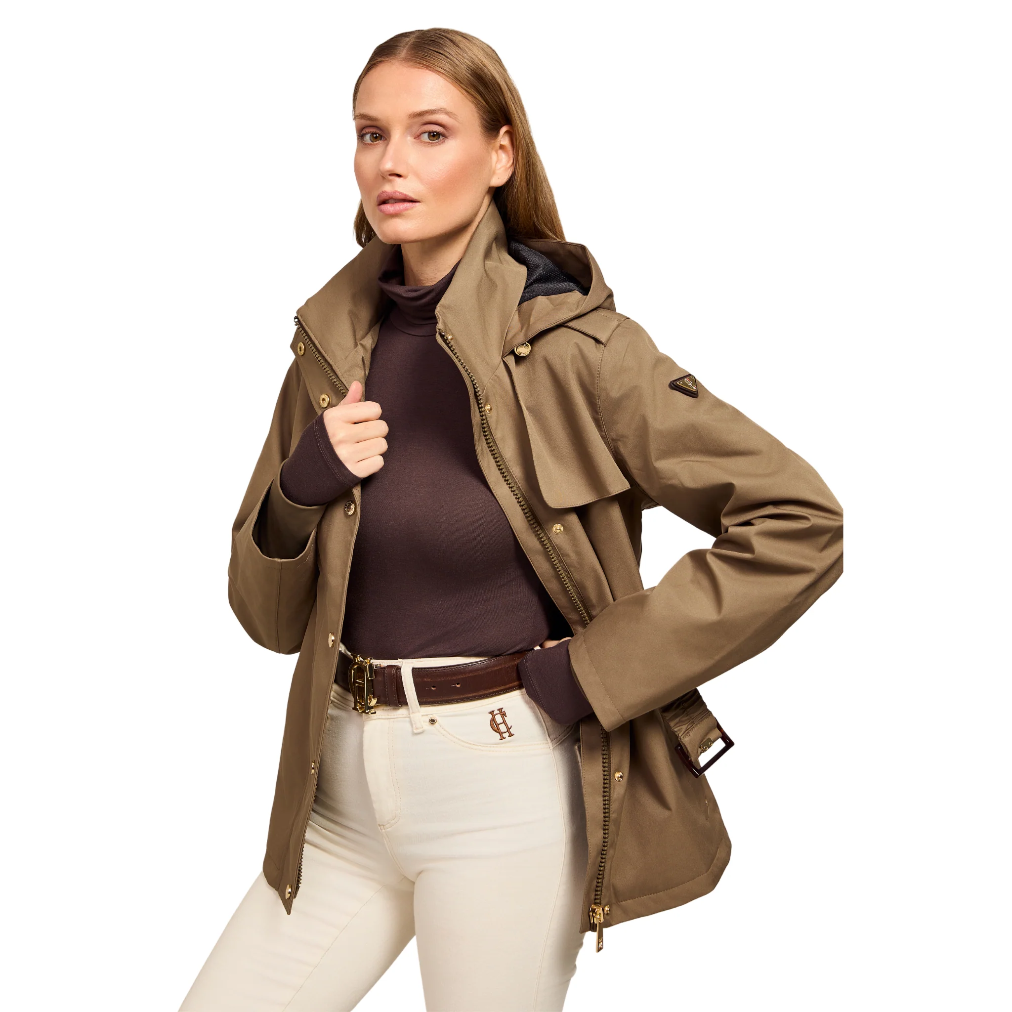 Womens Holland Cooper Mink Rosedale Waterproof Jacket - Image 3