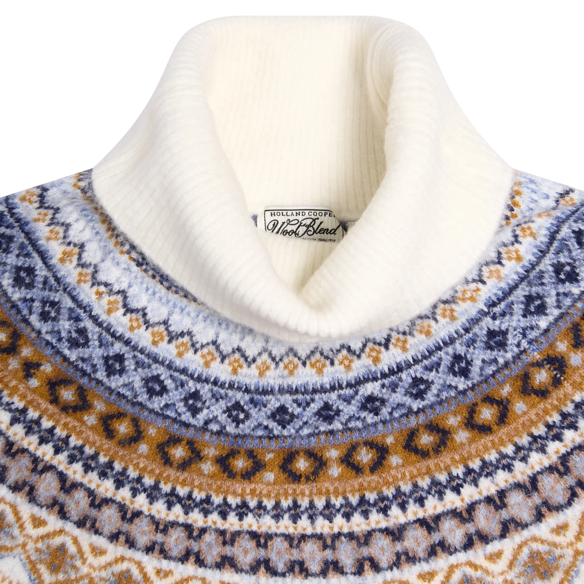 Womens Holland Cooper Natural Rebecca Roll Neck Knit Jumper - Image 4