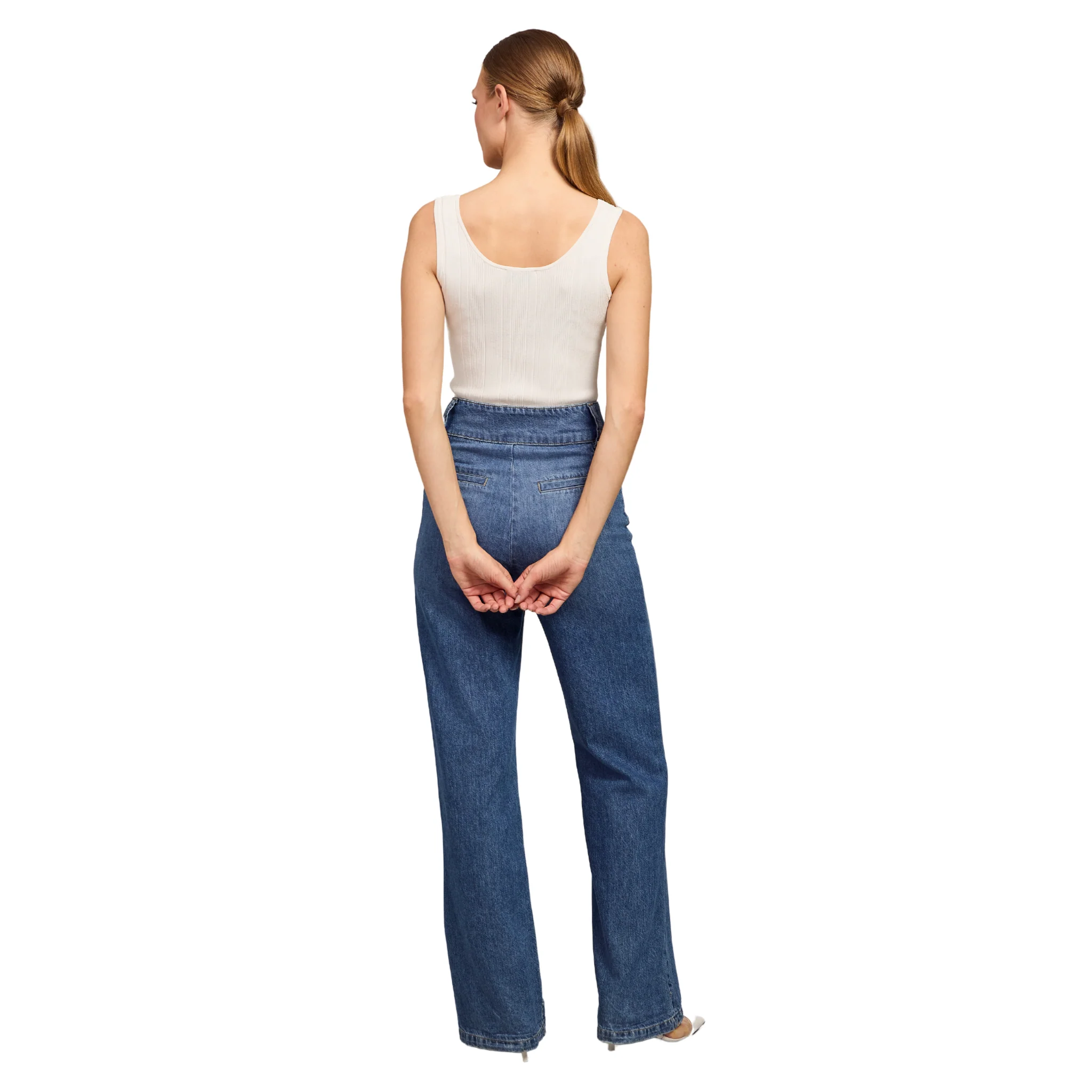 Womens Holland Cooper Natural Ruby Knitted Vest Top - Image 3