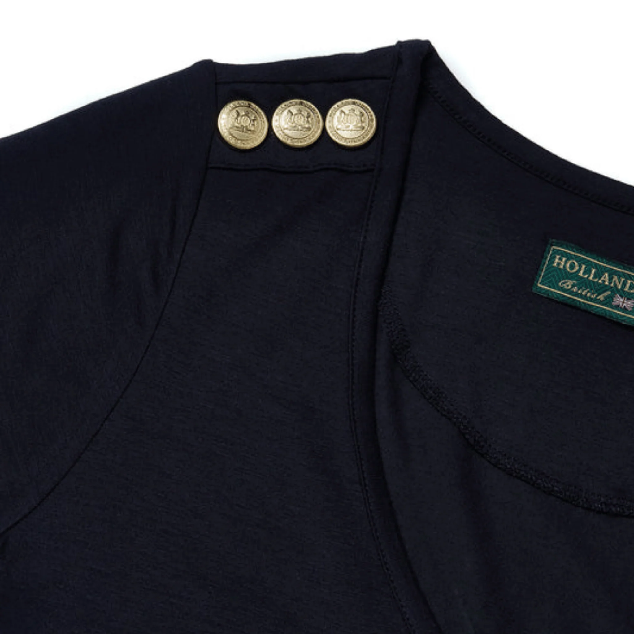Womens Holland Cooper Navy Relax Fit V-Neck S/s T Shirt - Image 3