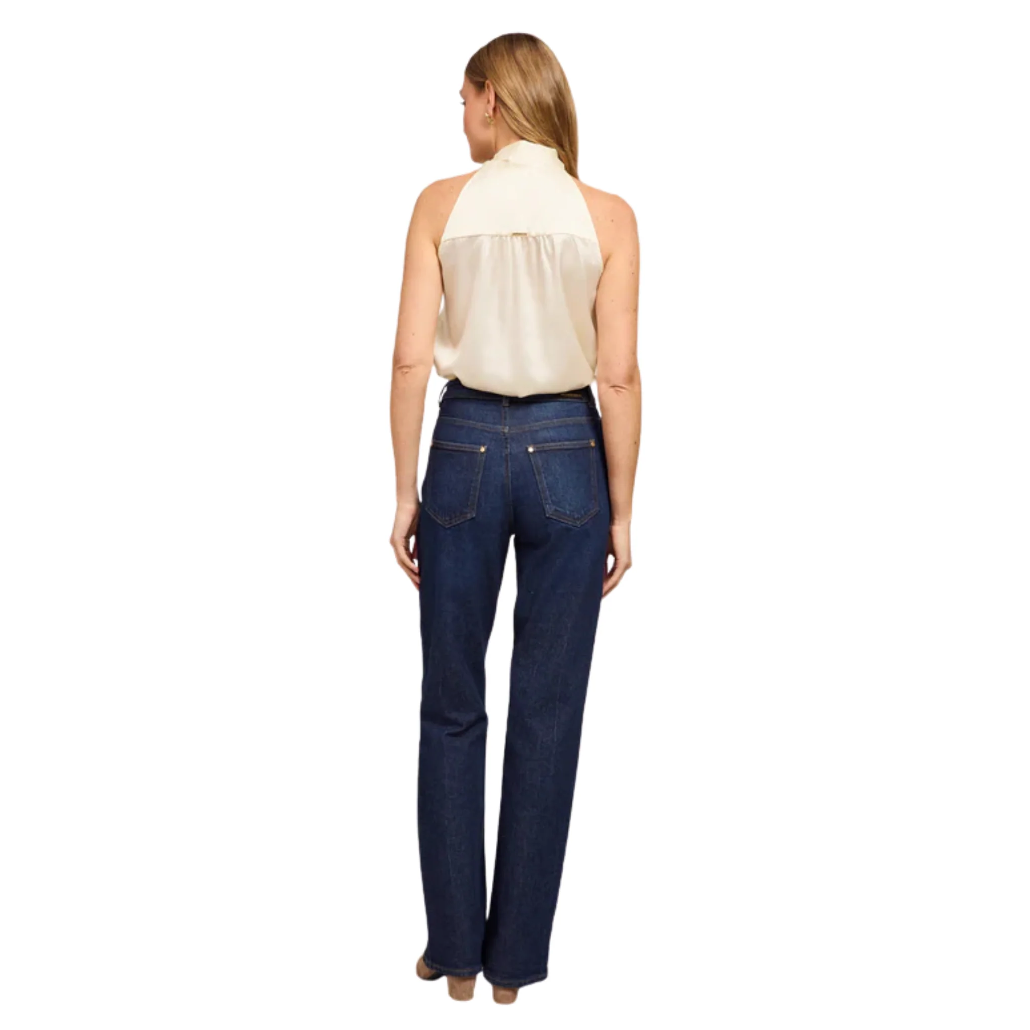 Womens Holland Cooper Oyster Ariella Sleeveless Blouse - Image 4