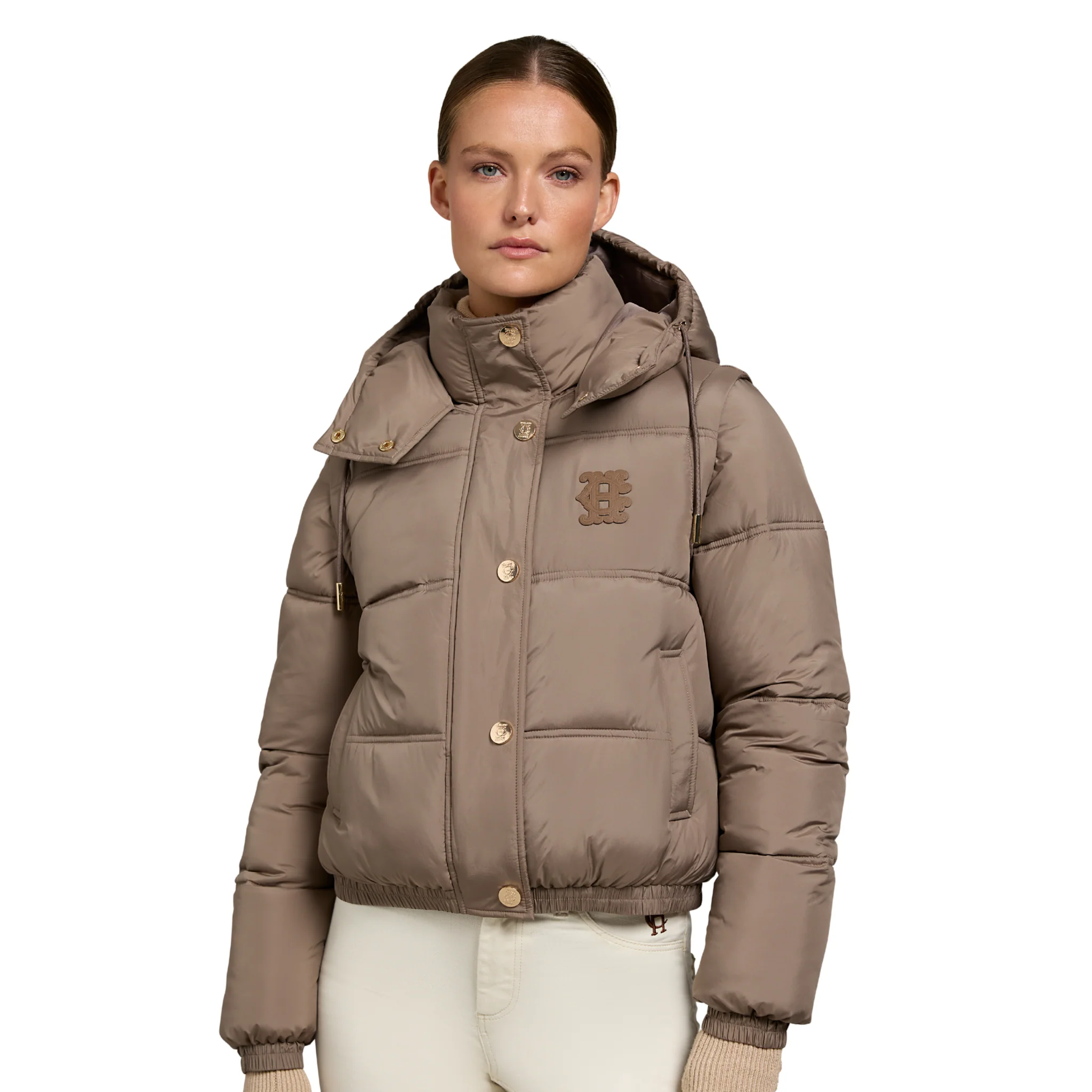 Womens Holland Cooper Porcini Milton Convertible Jacket - Image 2