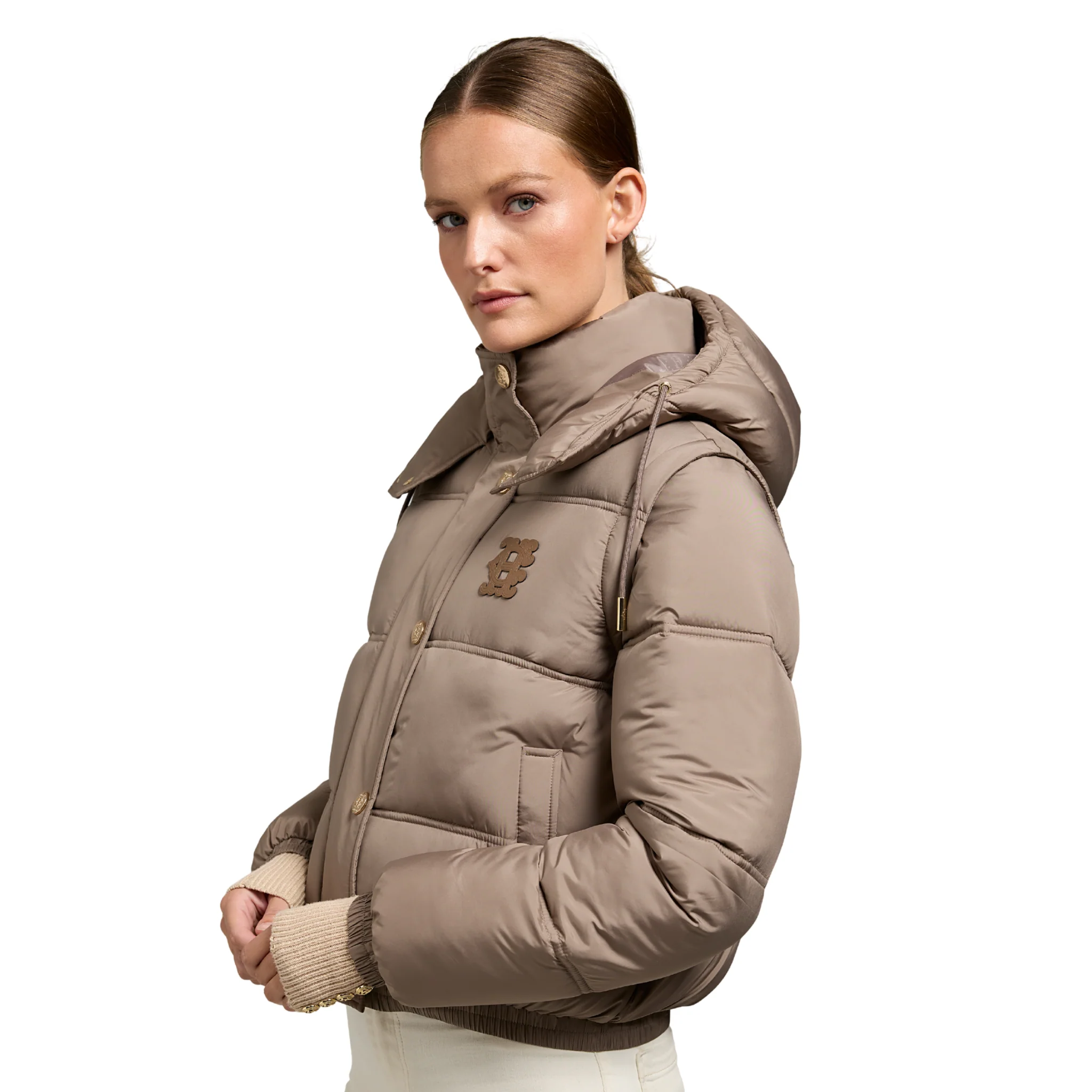 Womens Holland Cooper Porcini Milton Convertible Jacket - Image 4