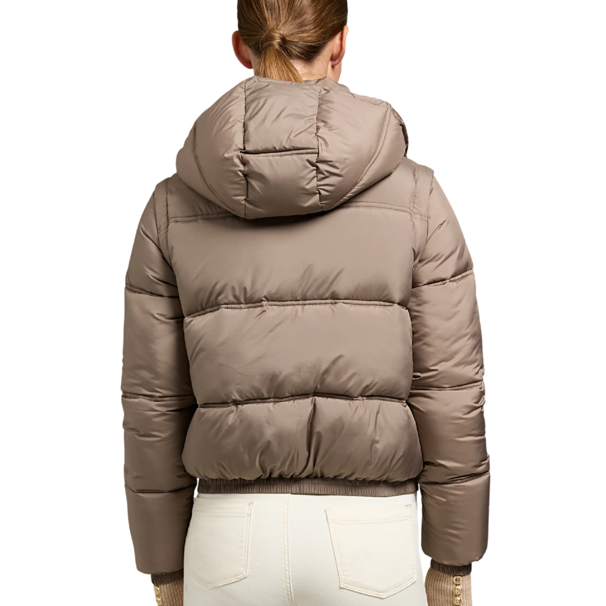 Womens Holland Cooper Porcini Milton Convertible Jacket - Image 5