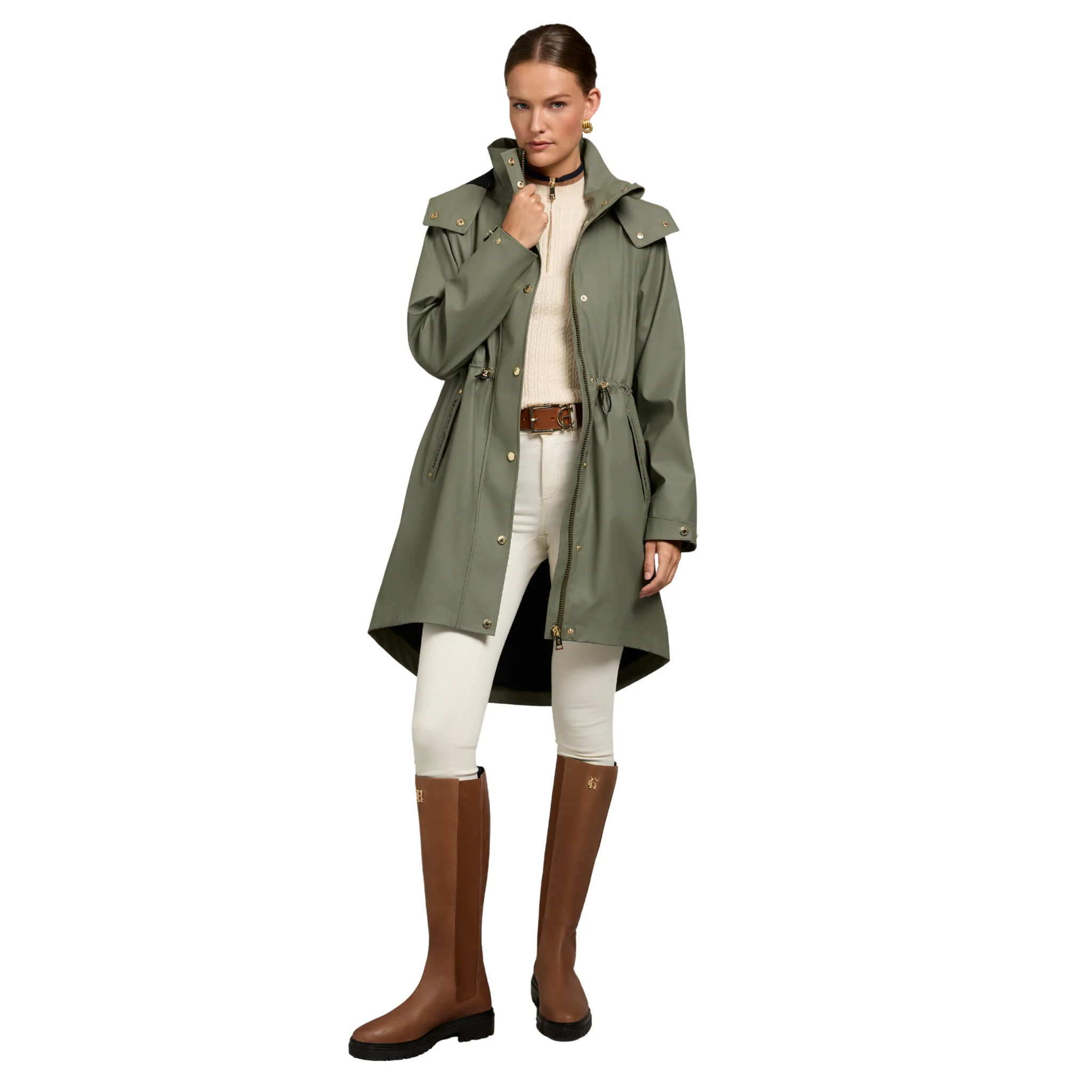 Womens Holland Cooper Sage Chartwell Parka - Image 2