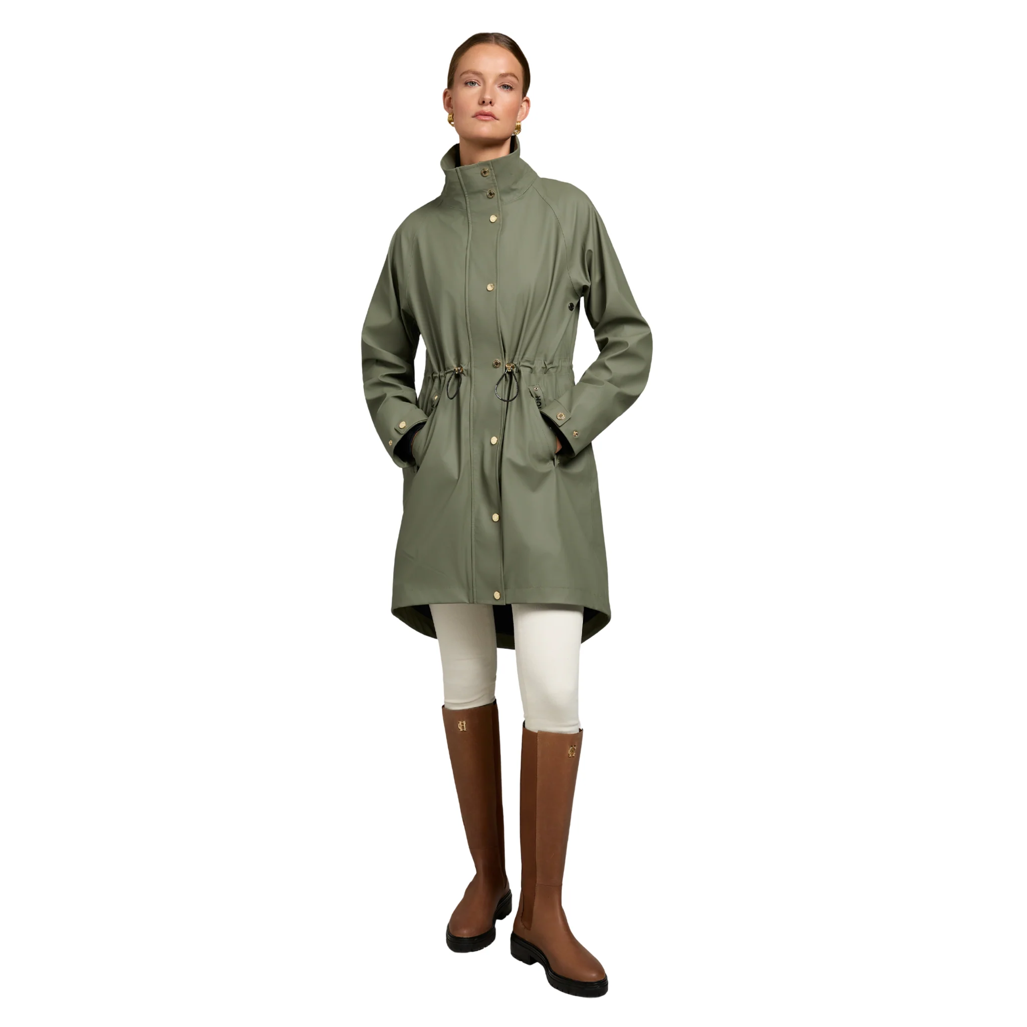 Womens Holland Cooper Sage Chartwell Parka - Image 3