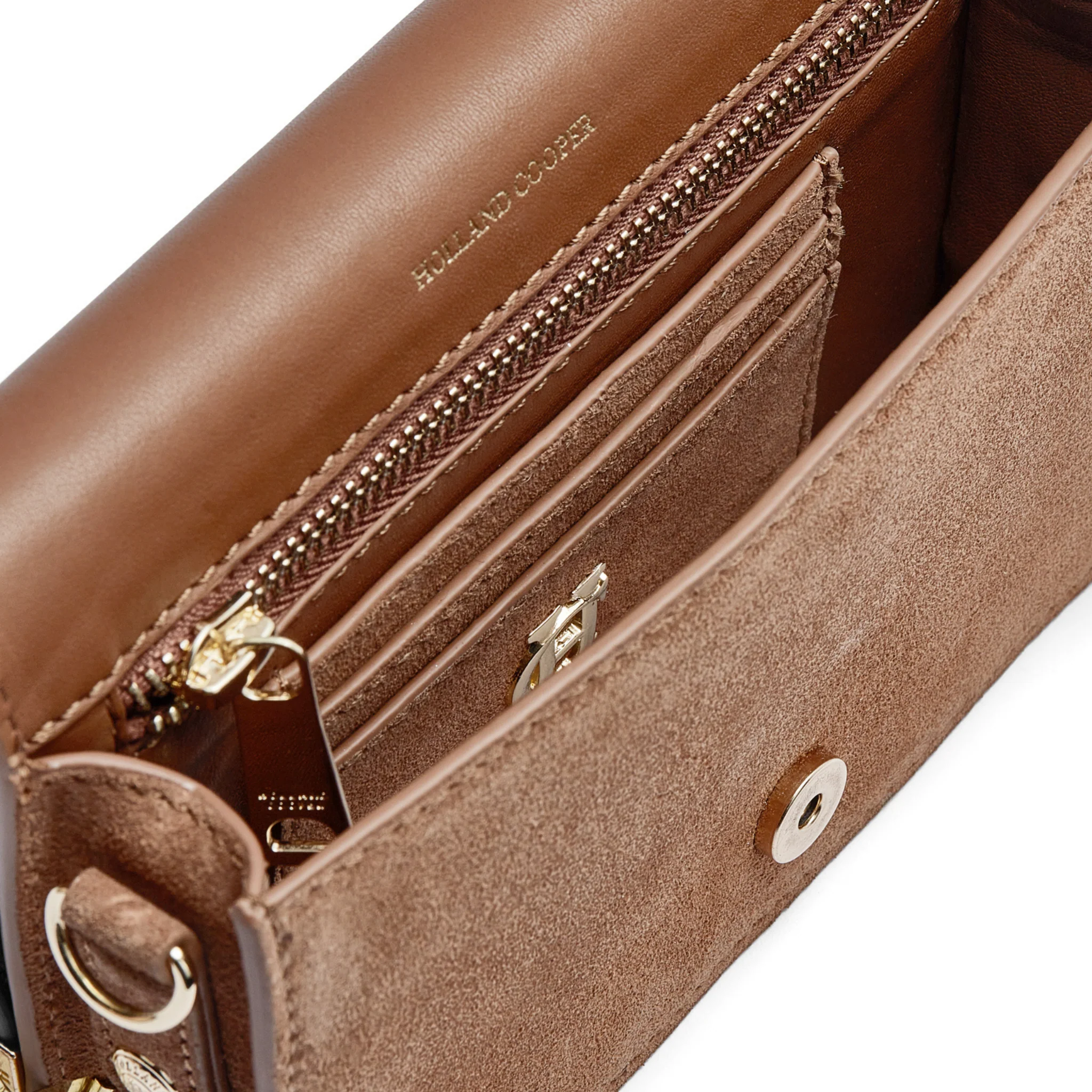 Womens Holland Cooper Tan Kensington Crossbody Bag - Image 7