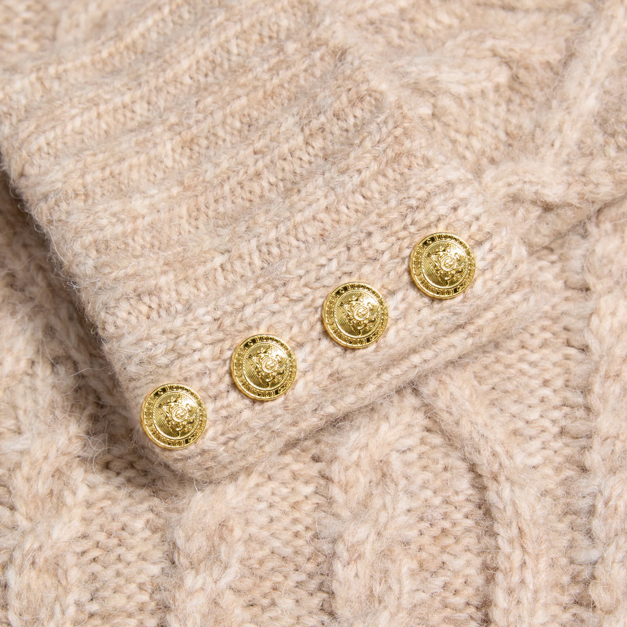 Womens Holland Cooper Taupe Noveli Roll Neck Knit Jumper - Image 5