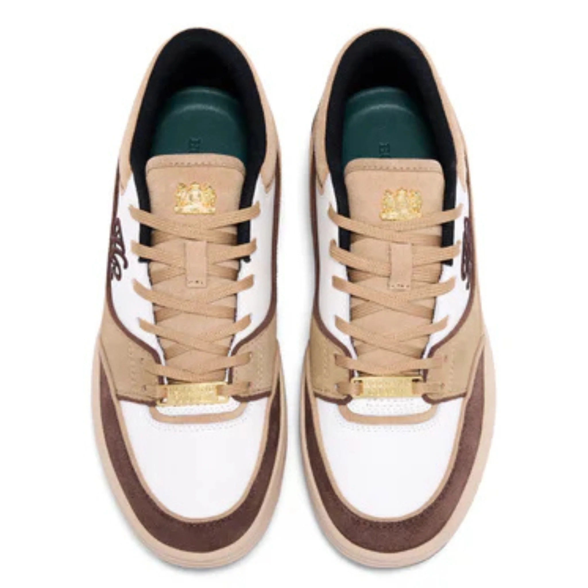 Womens Holland Cooper Taupe/Tan/Nude Retro Trainers - Image 6