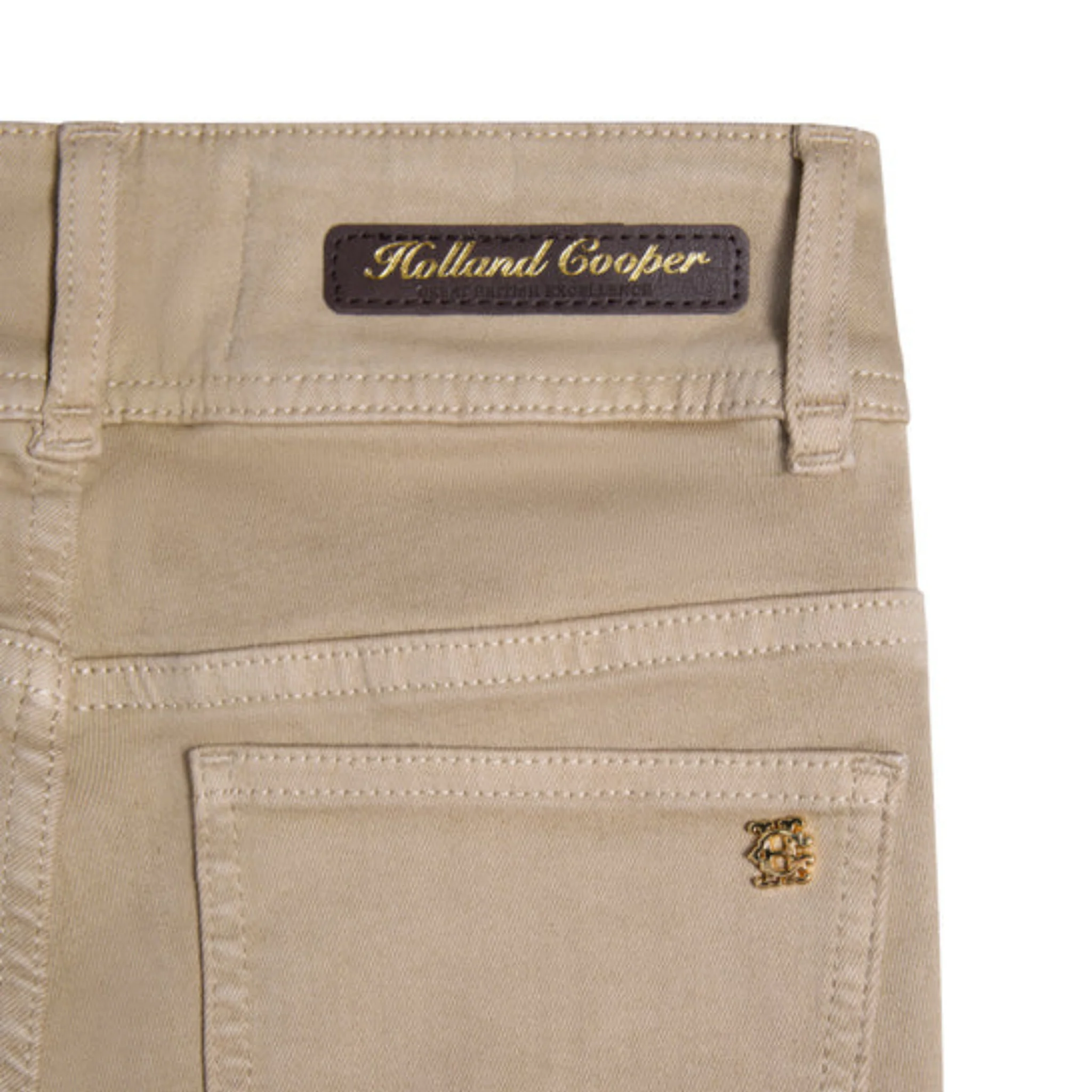 Womens Holland Cooper Washed Taupe Contour Skinny Jeans - Image 6
