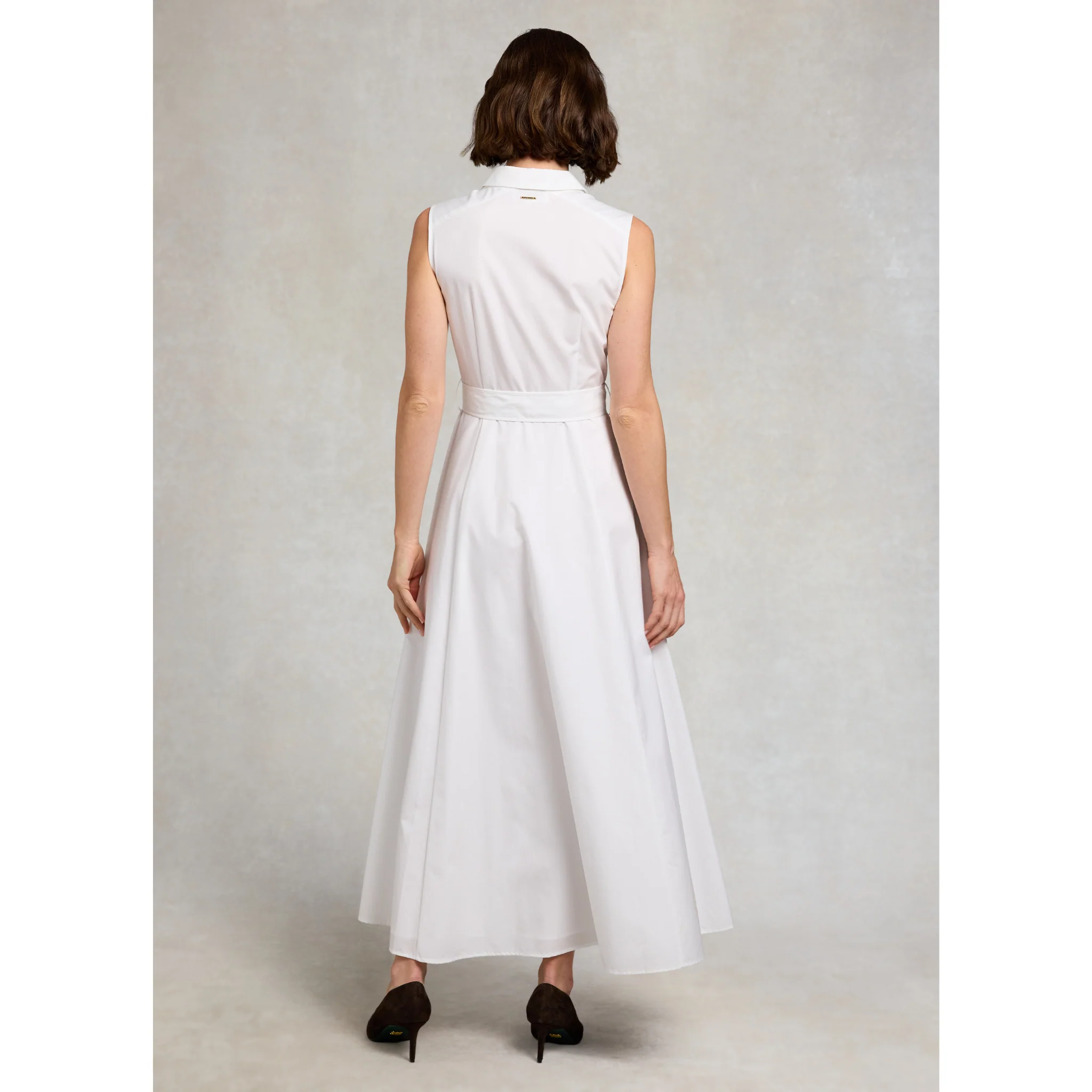 Womens Holland Cooper White Aimee Sleeveless Midi Dress - Image 4
