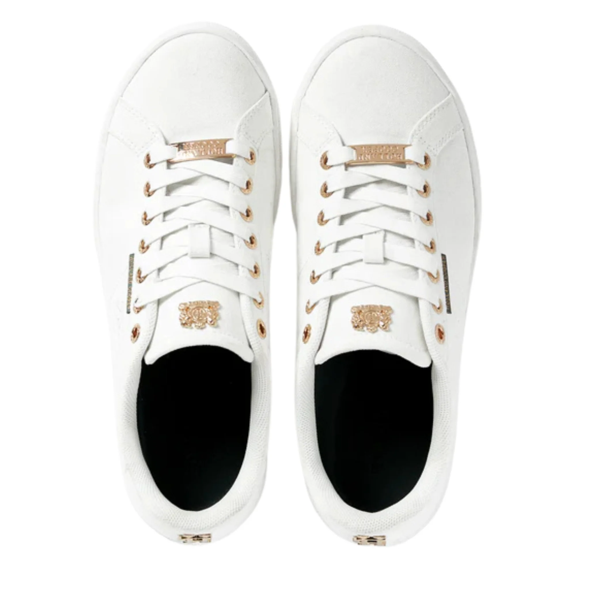 Womens Holland Cooper White Chelsea Court Trainers - Image 4