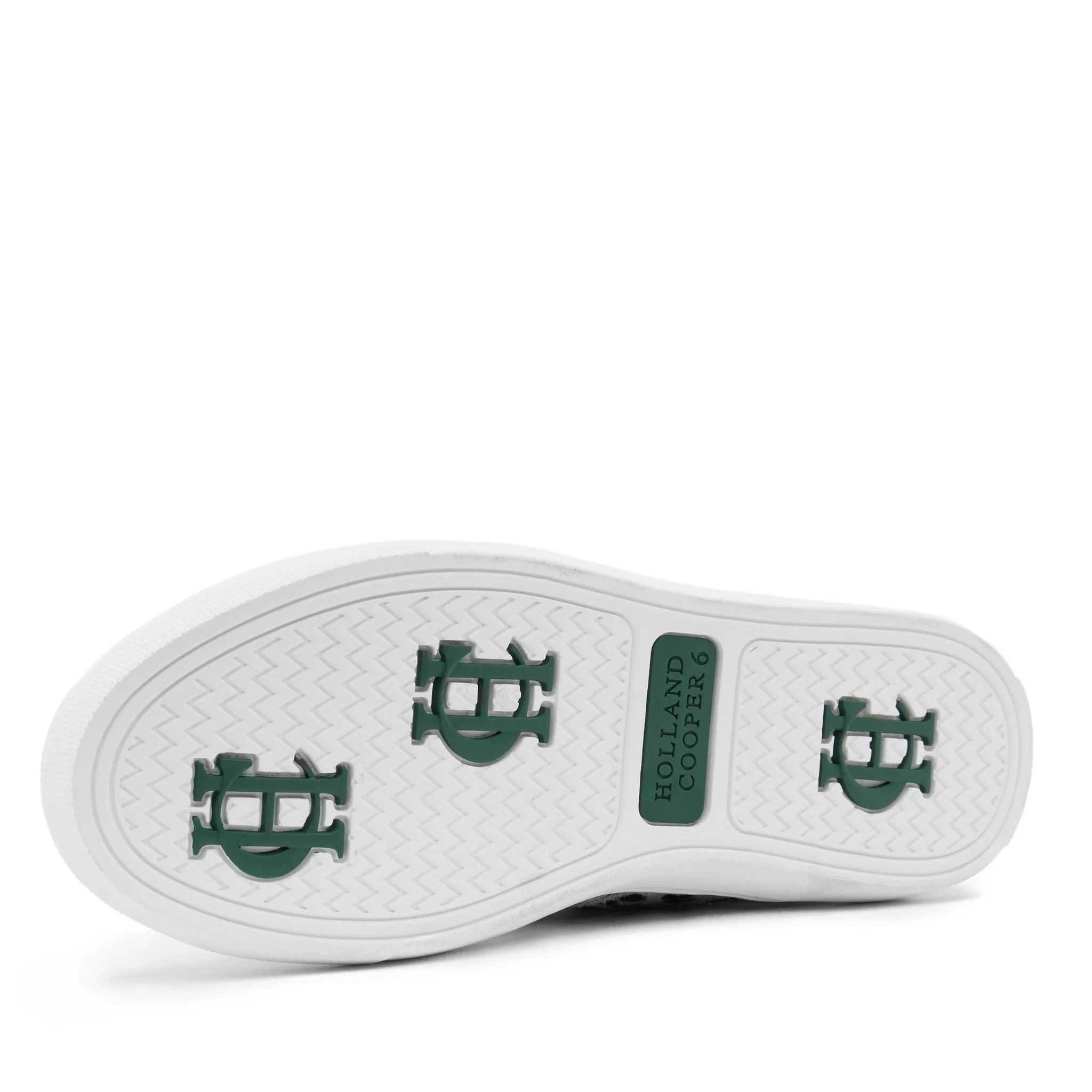 Womens Holland Cooper White Knightsbridge Court Trainers - Image 10