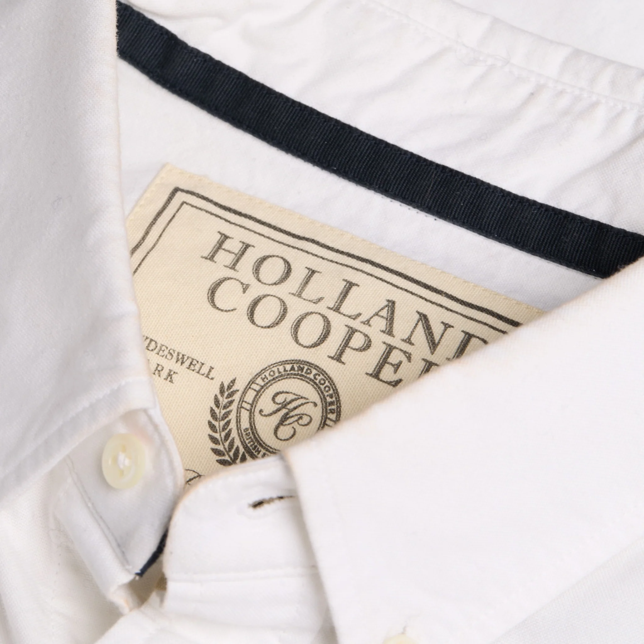 Womens Holland Cooper White Oxford L/s Shirt - Image 6