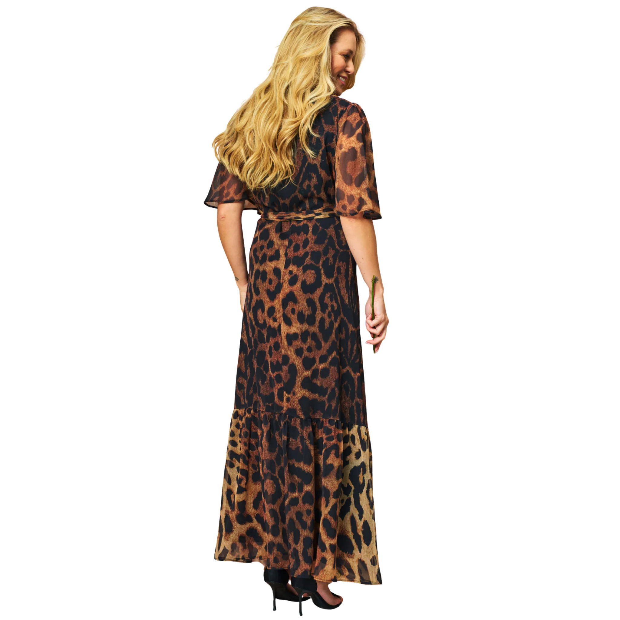 Womens Hope & Ivy Leopard The Lexi Wrap Dress - Image 3