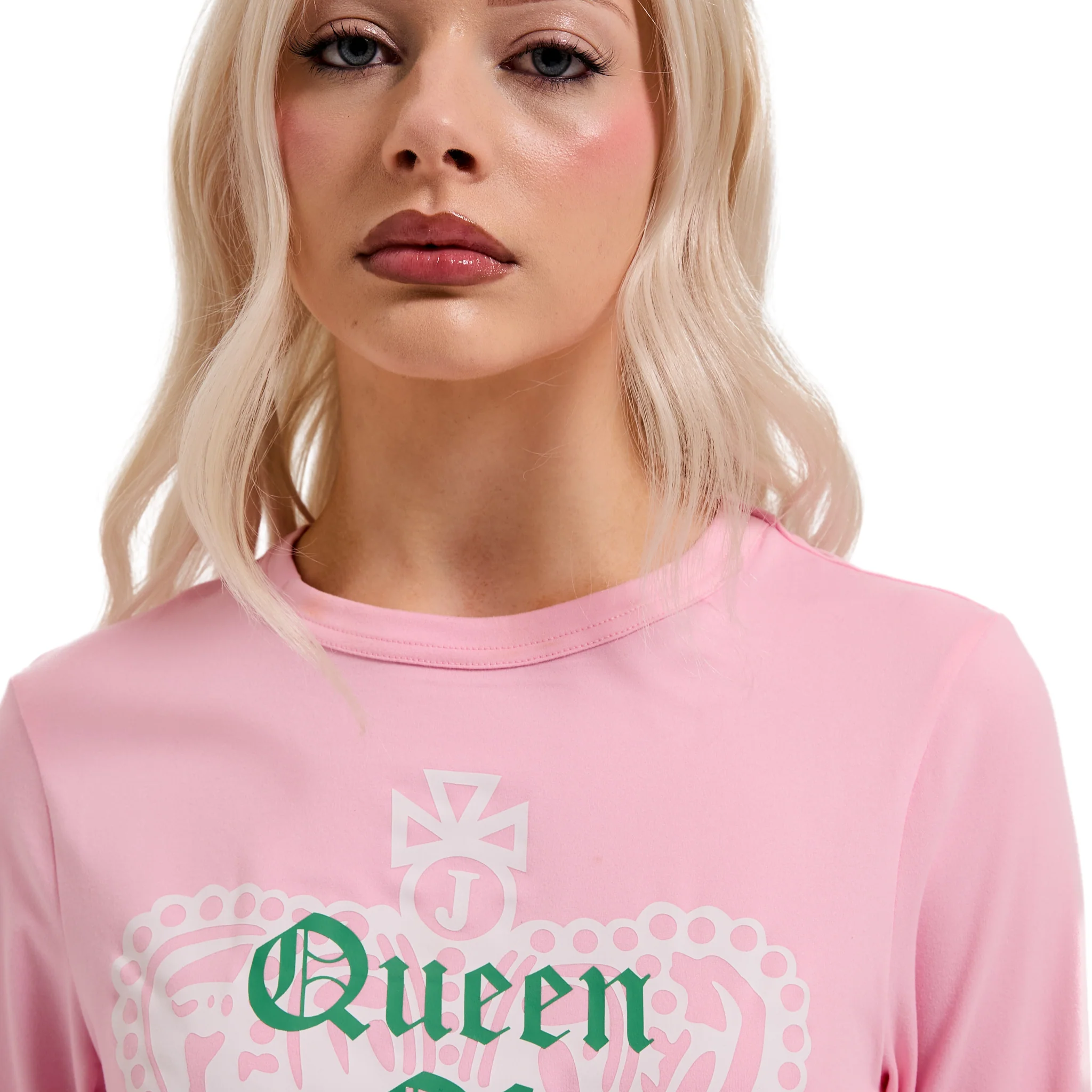 Womens Juicy Couture Pink Queen Of Sleep L/s Pyjama Set - Image 6