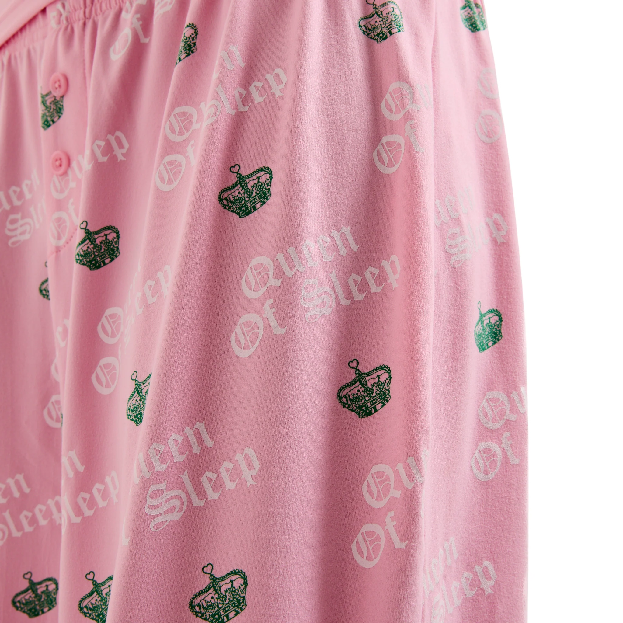 Womens Juicy Couture Pink Queen Of Sleep L/s Pyjama Set - Image 7