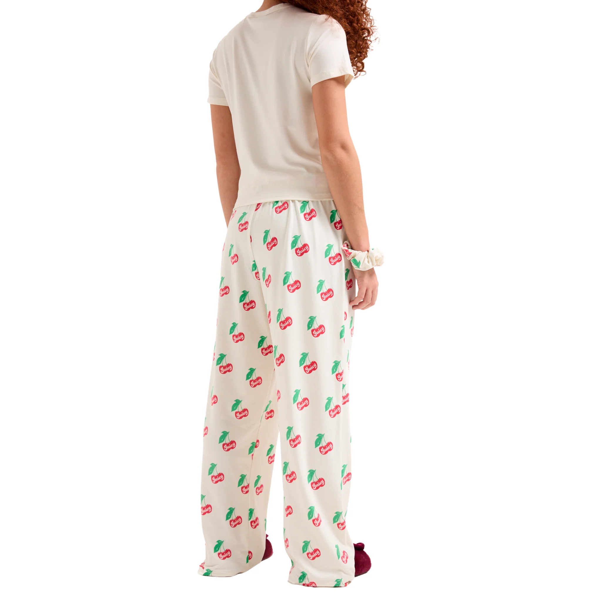 Womens Juicy Couture Sugar Swizzle Cherry S/s Pyjama Set - Image 7