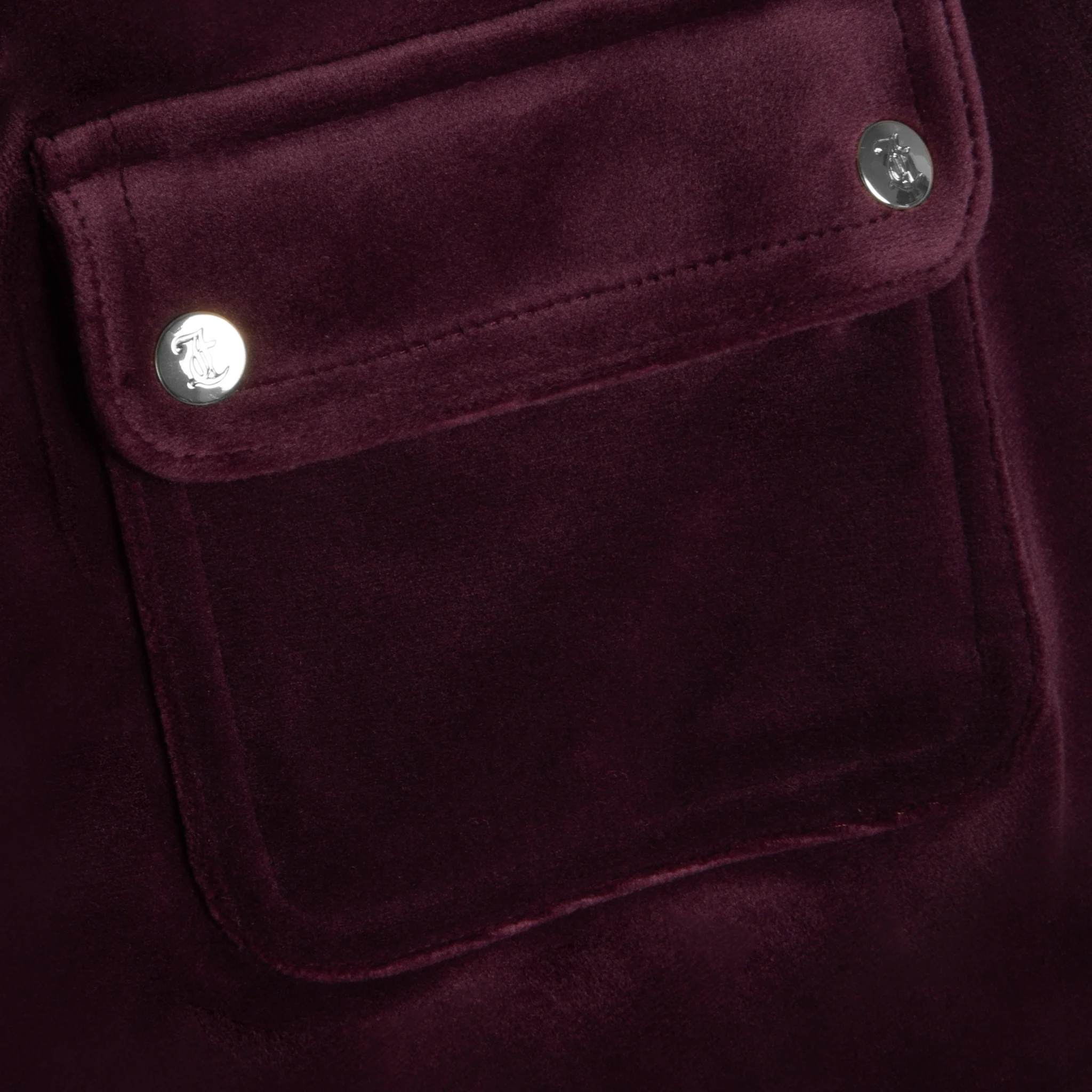 Womens Juicy Couture Winetasting Del Ray Velour Pants - Image 6