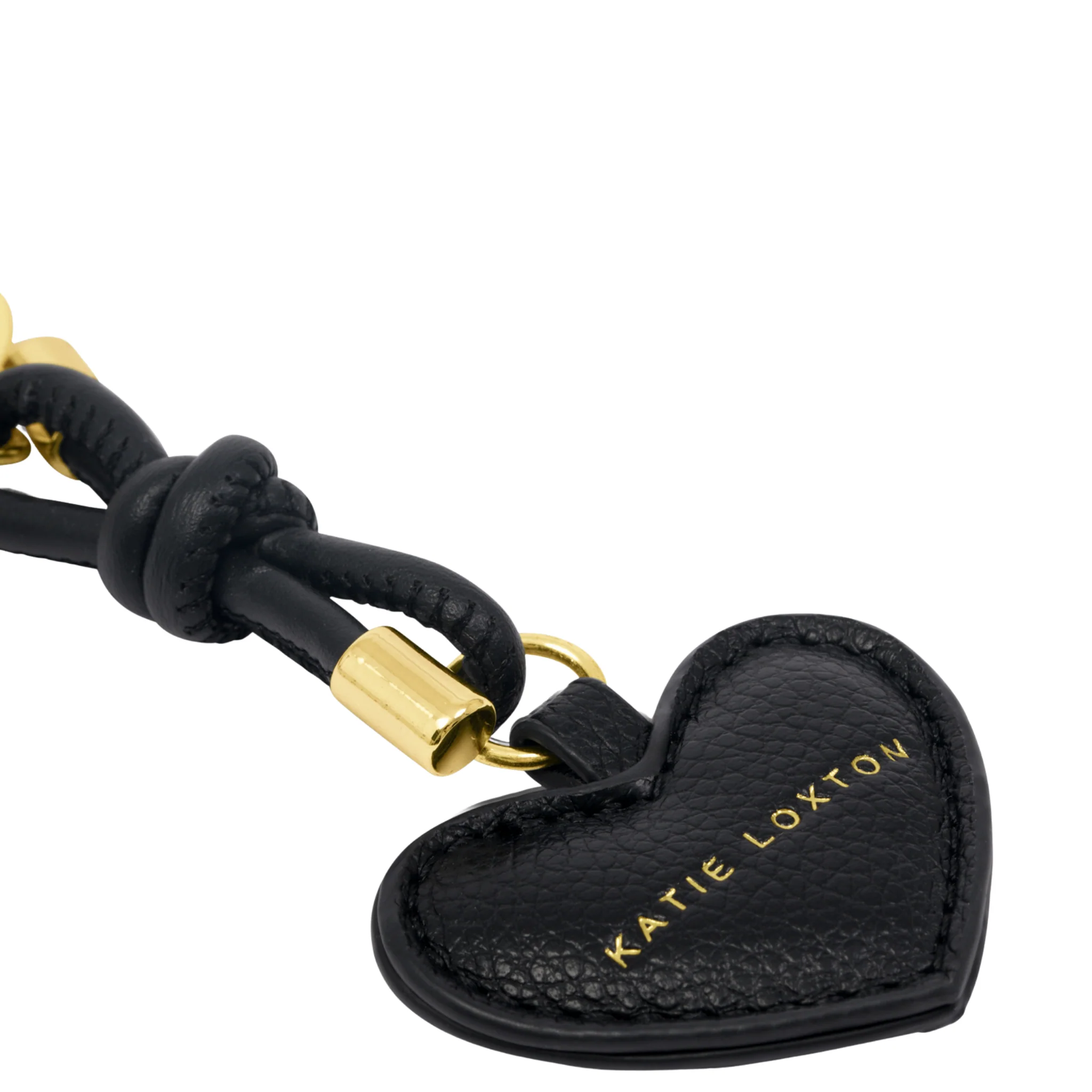 Womens Katie Loxton Black Key To My Heart Gift Boxed Keyring - Image 2