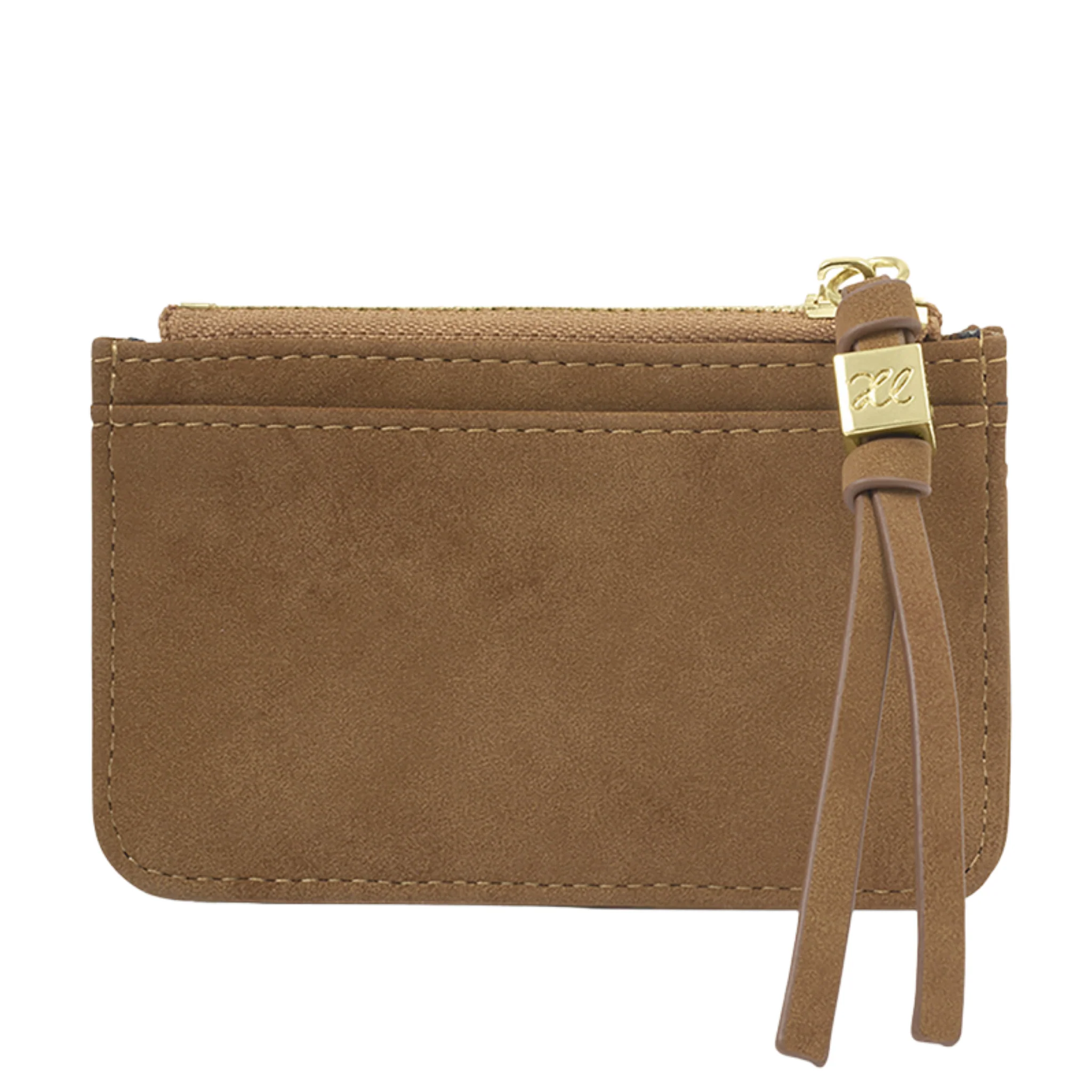 Womens Katie Loxton Caramel Suedette Gift Boxed Coin & Cardholder - Image 2