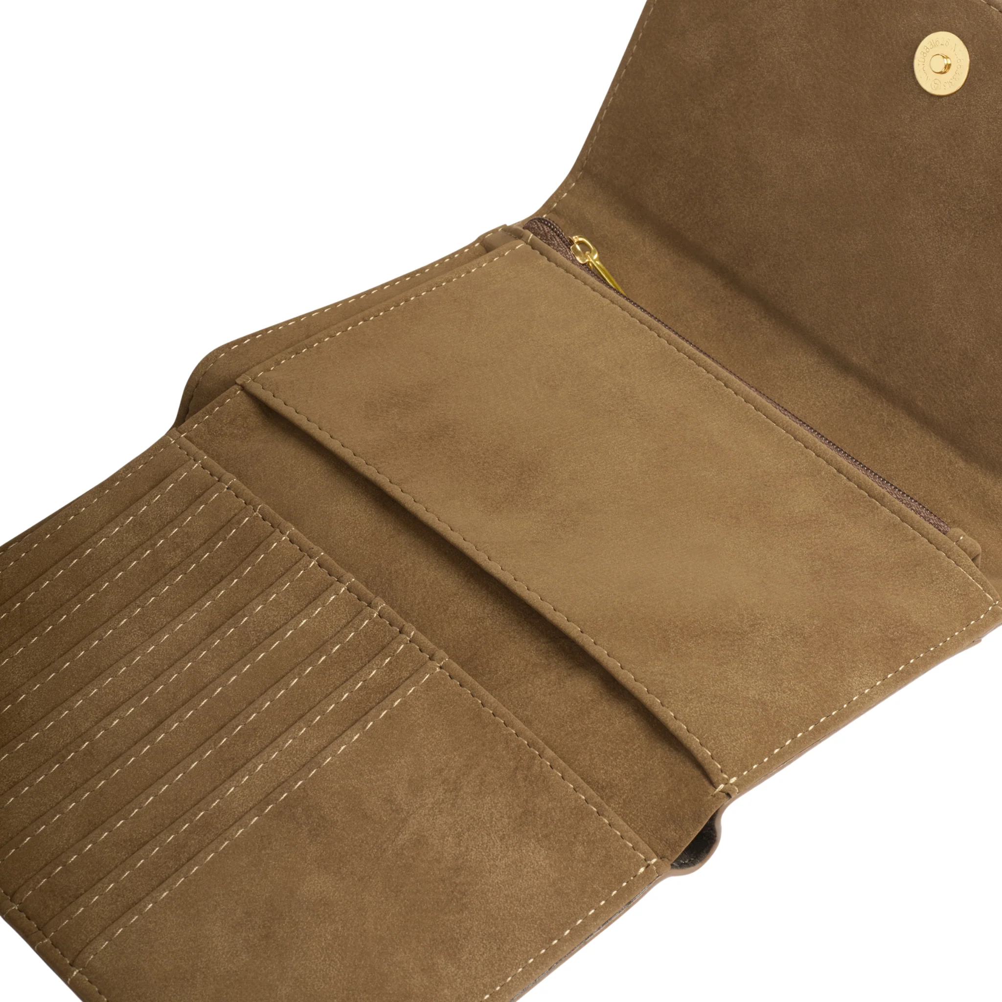 Womens Katie Loxton Caramel Taya Woven Purse - Image 2