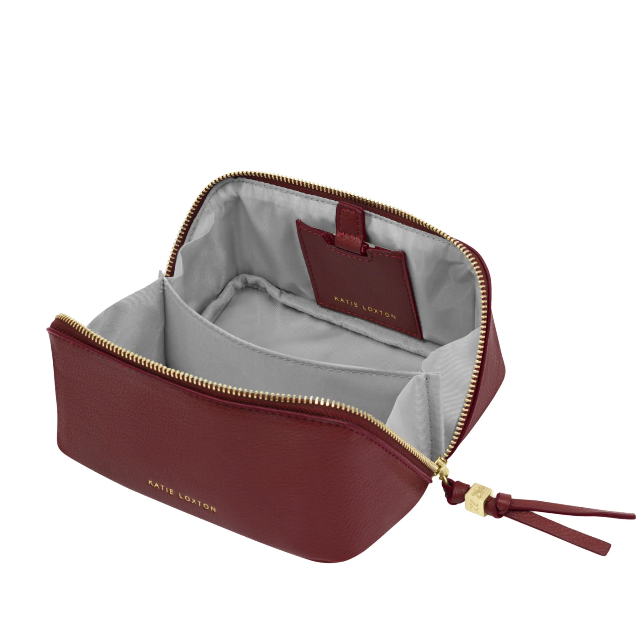 Womens Katie Loxton Cherry Fold Out Mirror Make Up Bag - Image 2