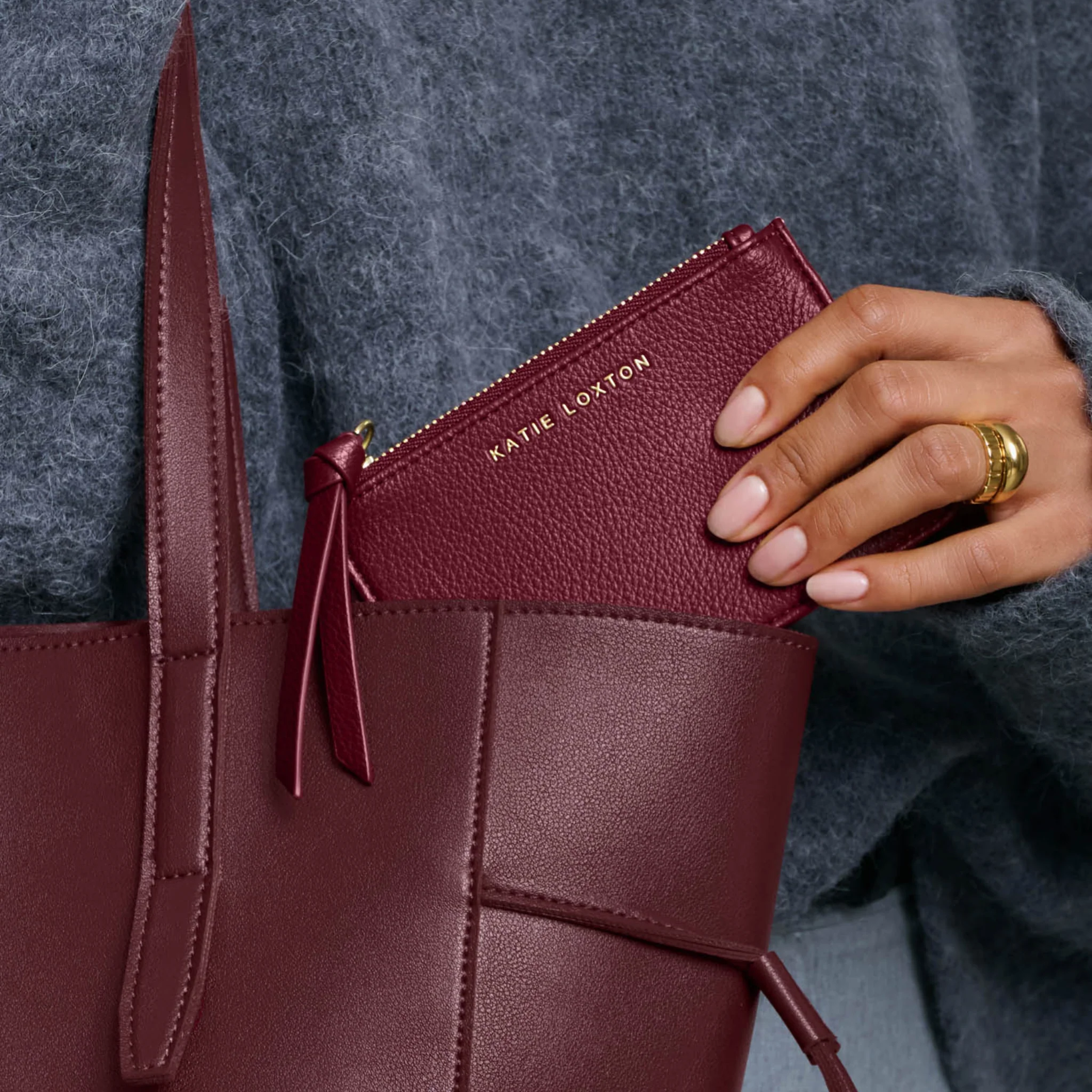 Womens Katie Loxton Cherry Hallie Coin & Cardholder - Image 4