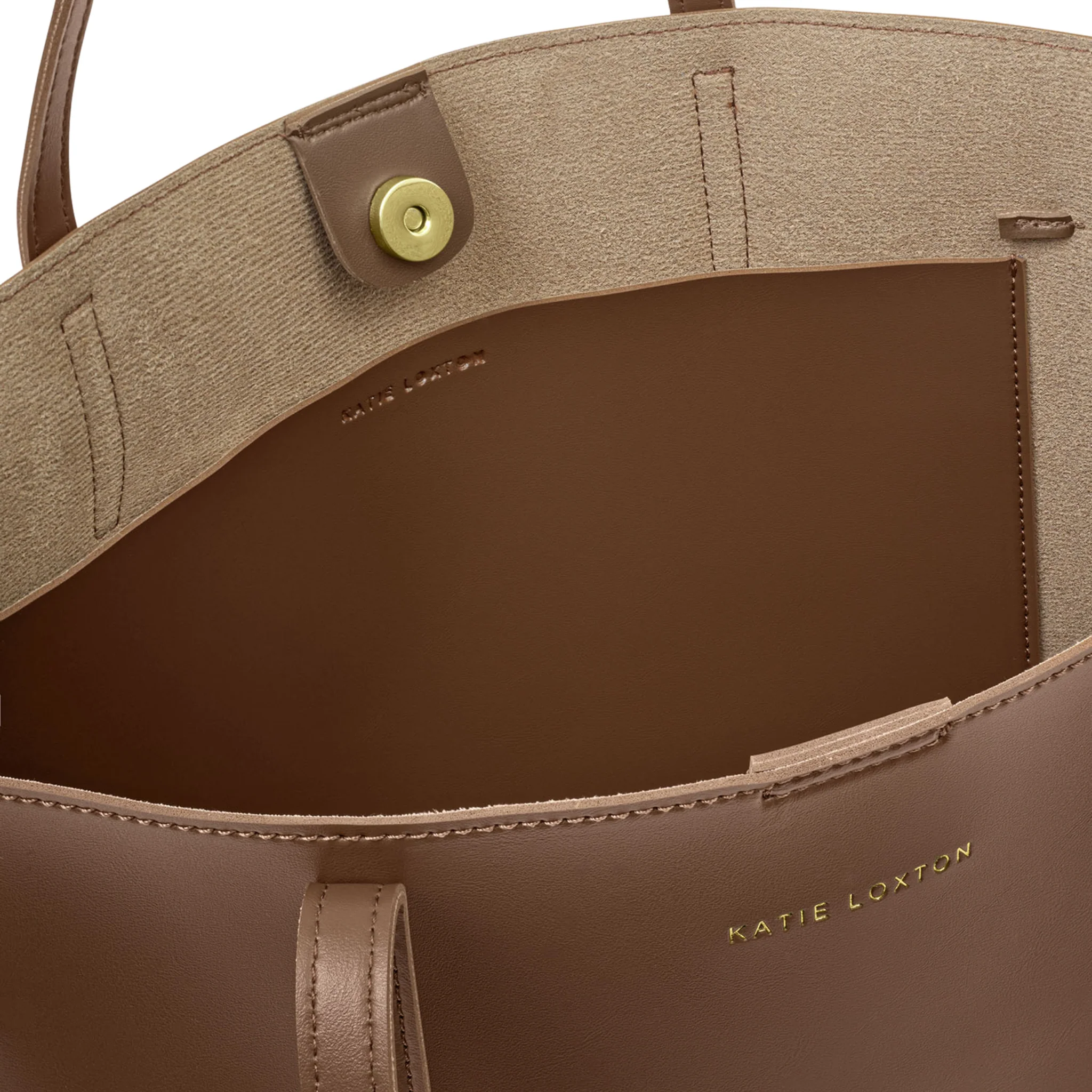 Womens Katie Loxton Chocolate Emilie Tote Bag - Image 3