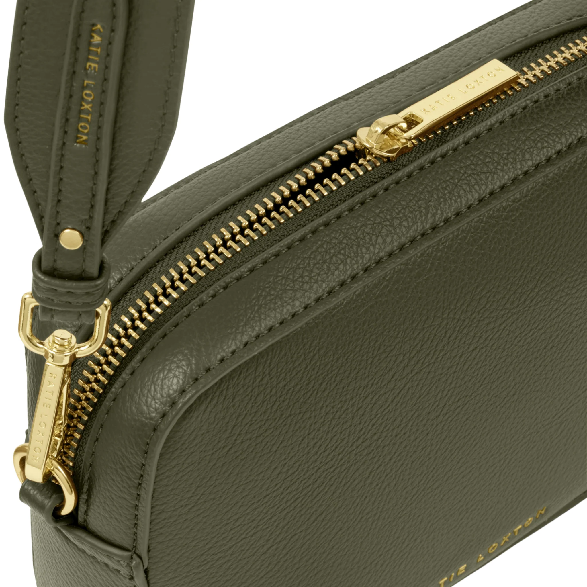 Womens Katie Loxton Khaki Avery Small Crossbody Bag - Image 3