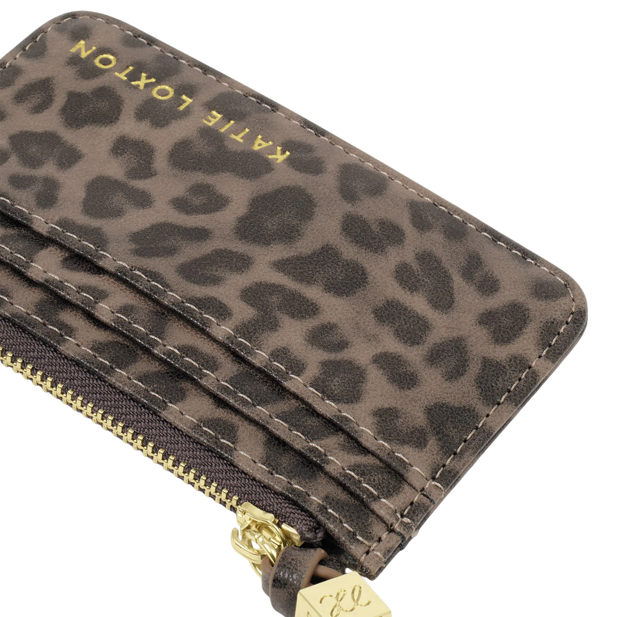 Womens Katie Loxton Leopard Gift Boxed Coin & Cardholder - Image 4