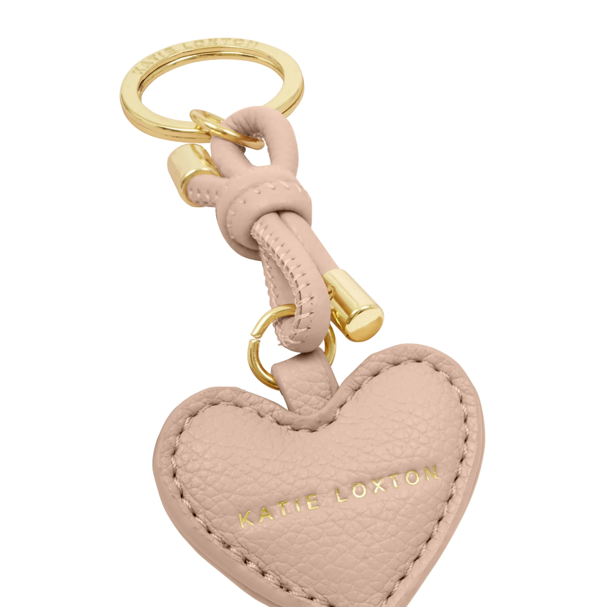 Womens Katie Loxton Nude Pink Key To My Heart Gift Boxed Keyring - Image 3