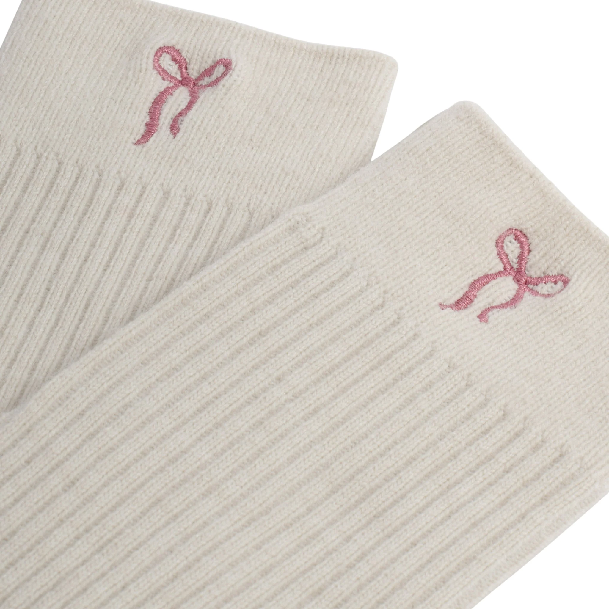 Womens Katie Loxton Off White Bow Gift Boxed Socks - Image 3
