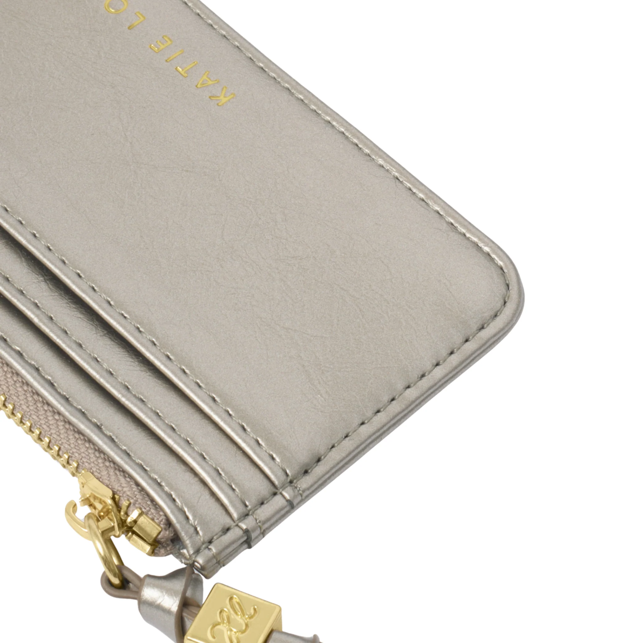 Womens Katie Loxton Pewter Gift Boxed Coin & Cardholder - Image 4
