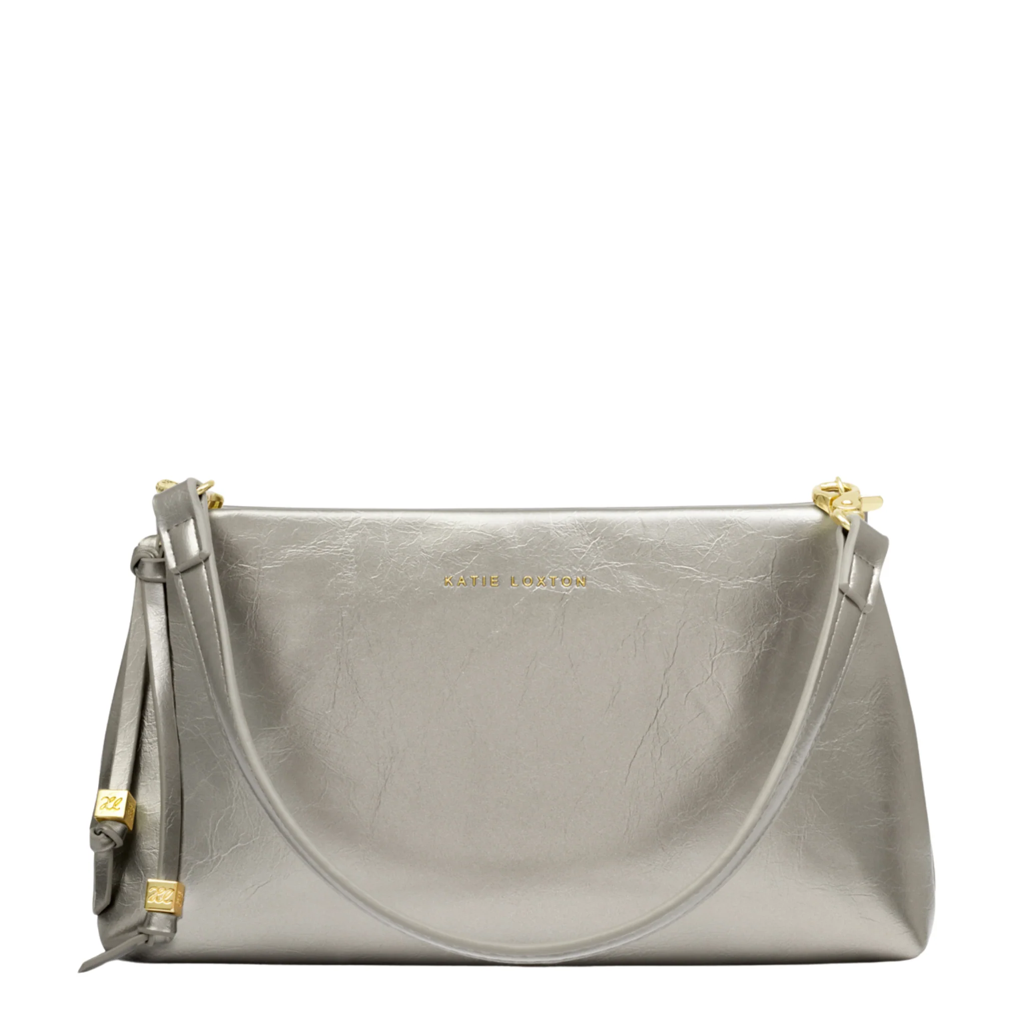 Womens Katie Loxton Pewter Nova Clutch Shoulder Bag - Image 3