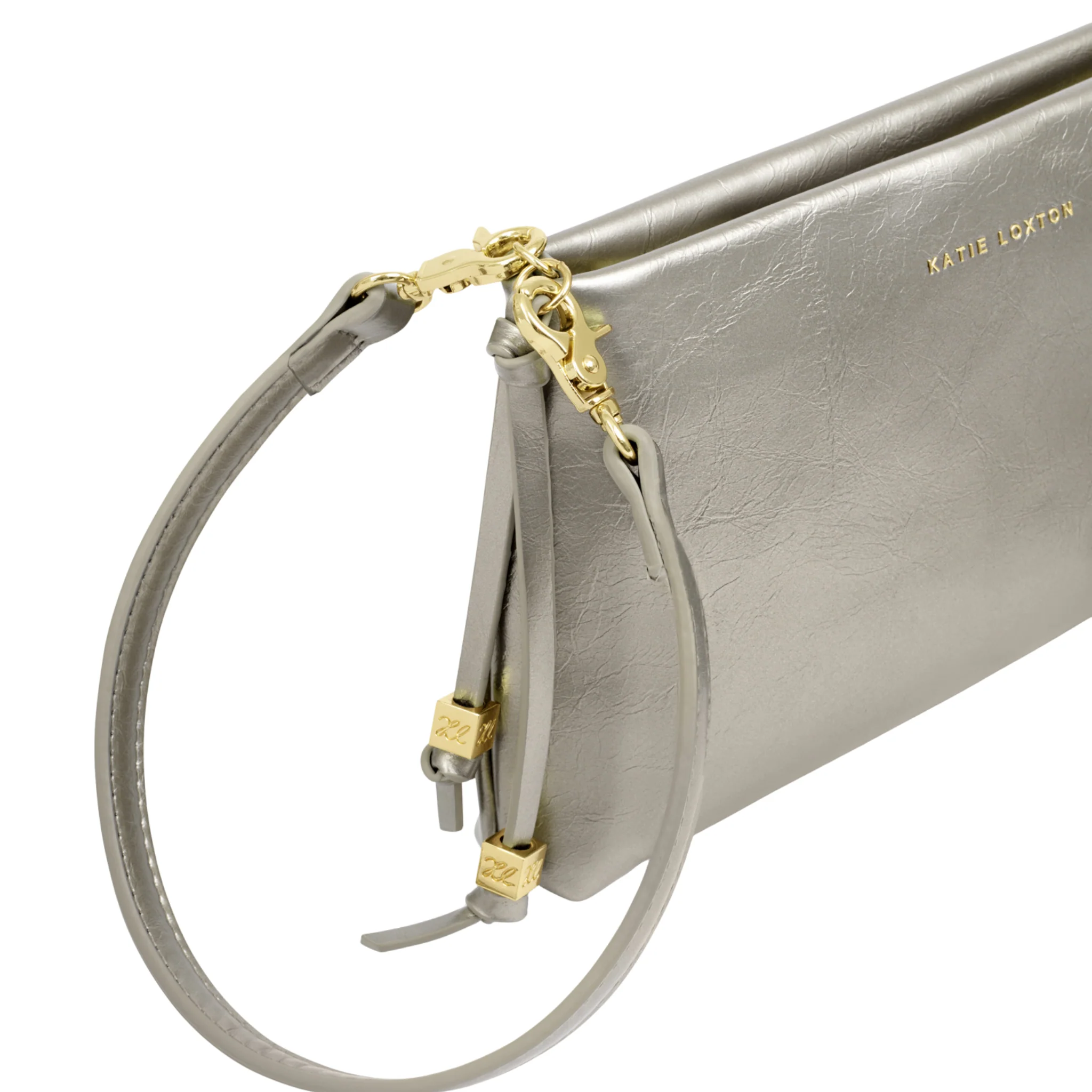 Womens Katie Loxton Pewter Nova Clutch Shoulder Bag - Image 4