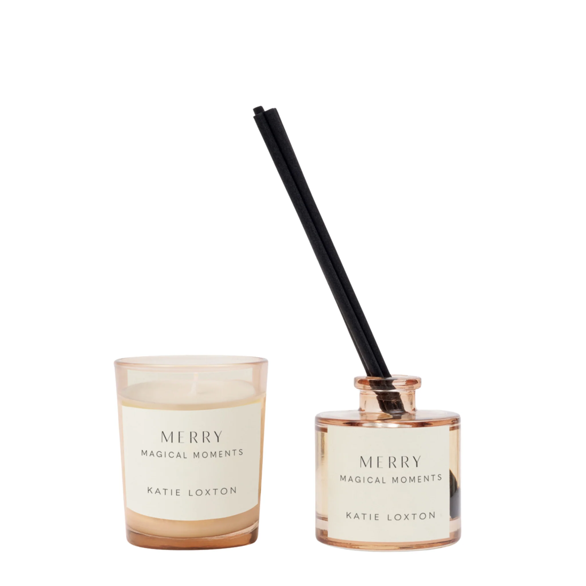 Womens Katie Loxton So Very Merry Mini Votive & Reed Diffuser Gift Set - Image 2