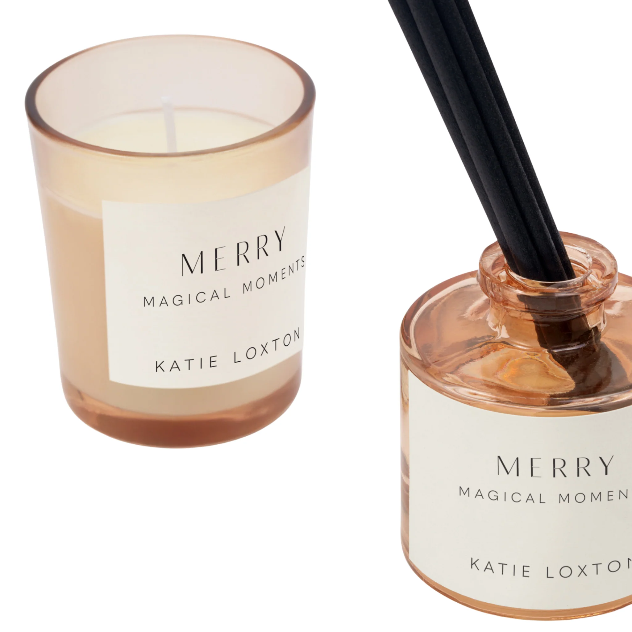 Womens Katie Loxton So Very Merry Mini Votive & Reed Diffuser Gift Set - Image 3
