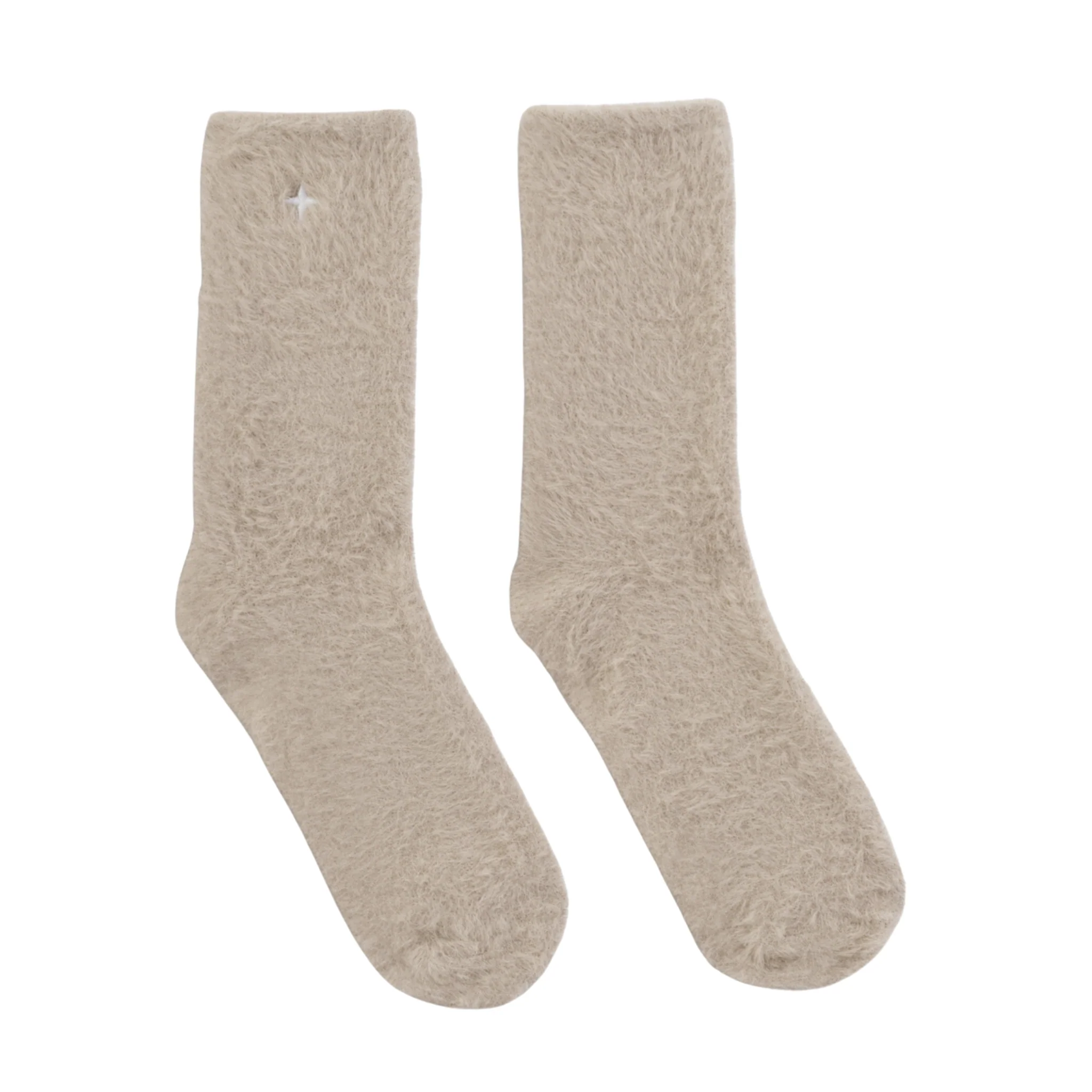 Womens Katie Loxton Taupe Gift Boxed Fluffy Socks - Image 2
