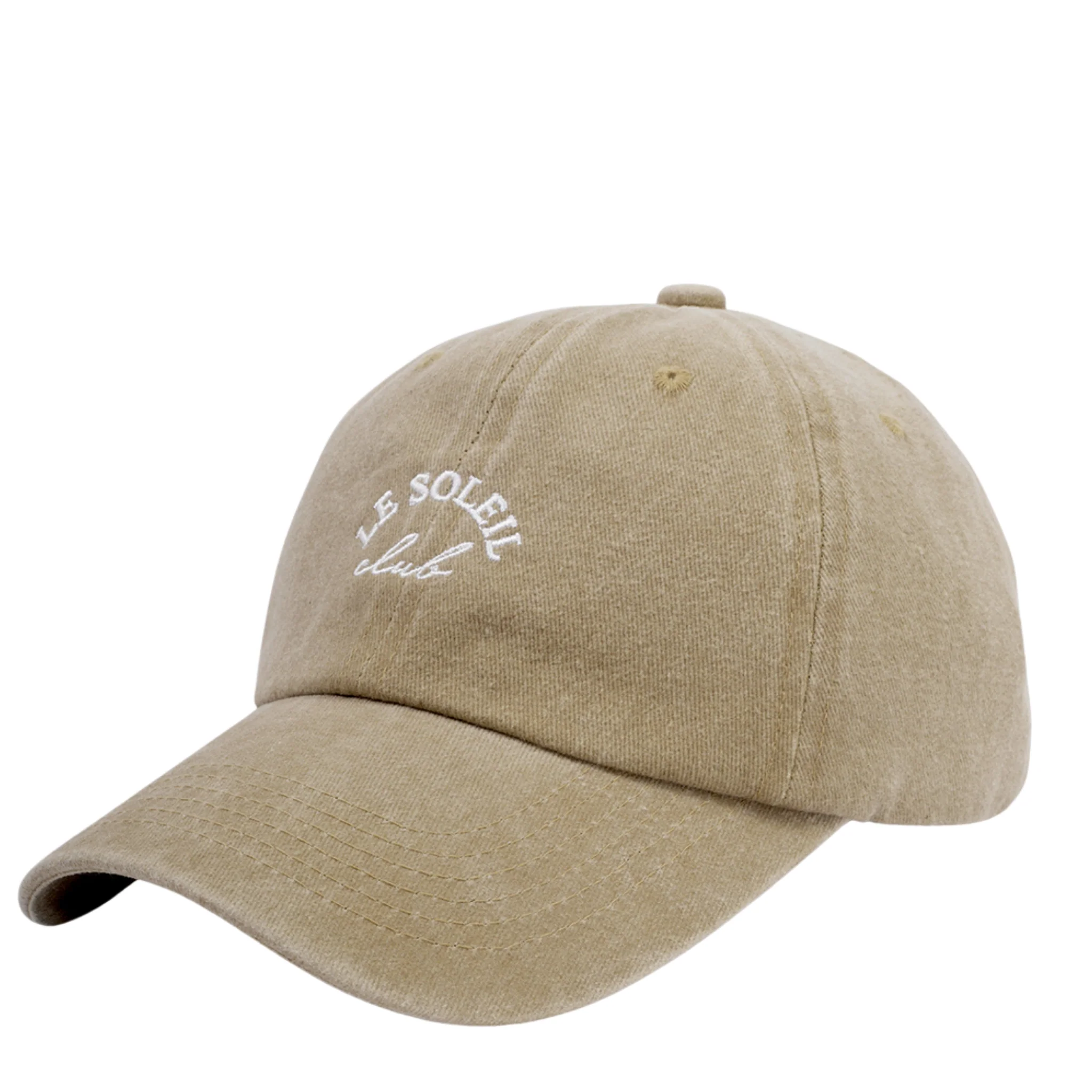 Womens Katie Loxton Taupe Le Soleil Embroidered Cap - Image 4