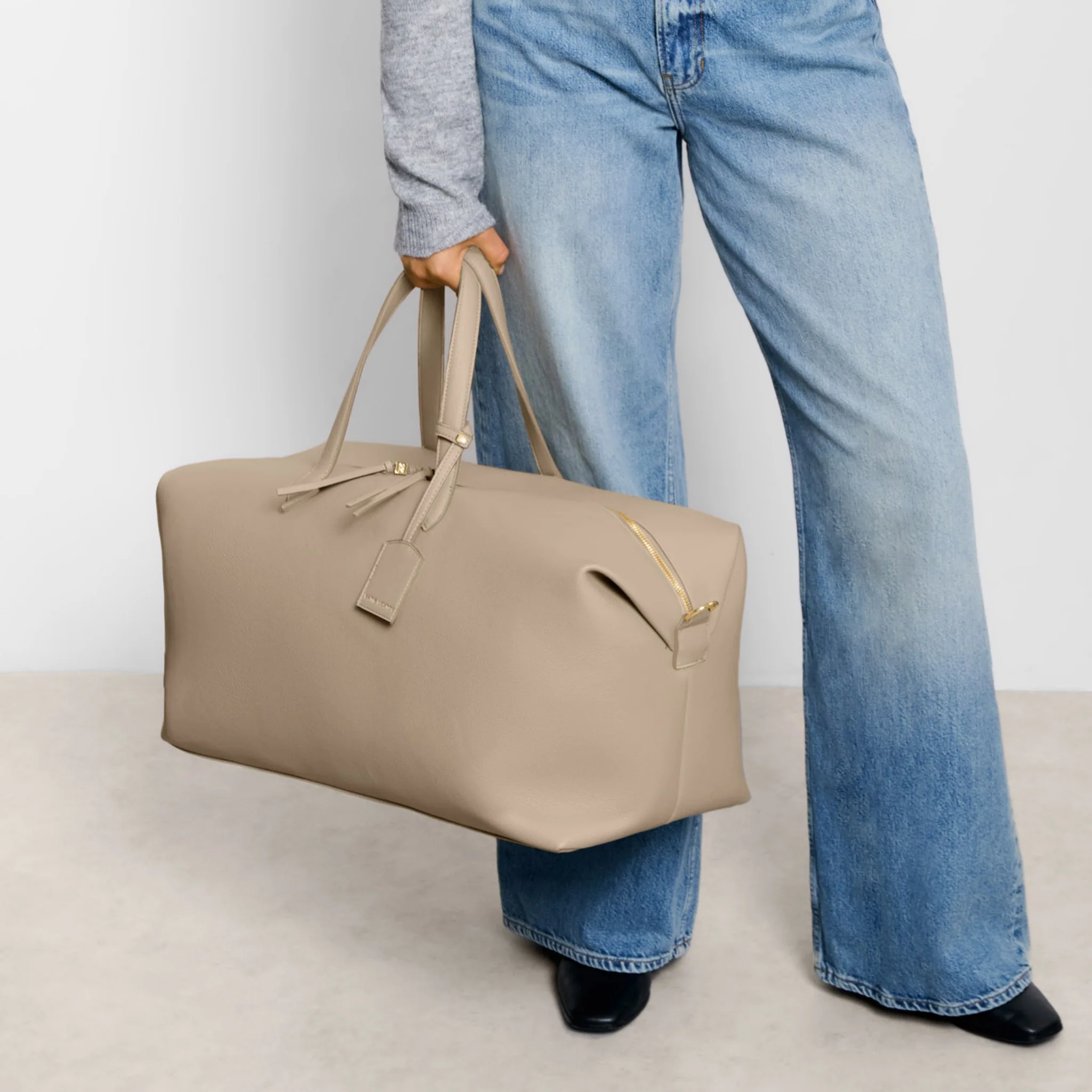 Womens Katie Loxton Taupe Soho Weekend Bag - Image 2