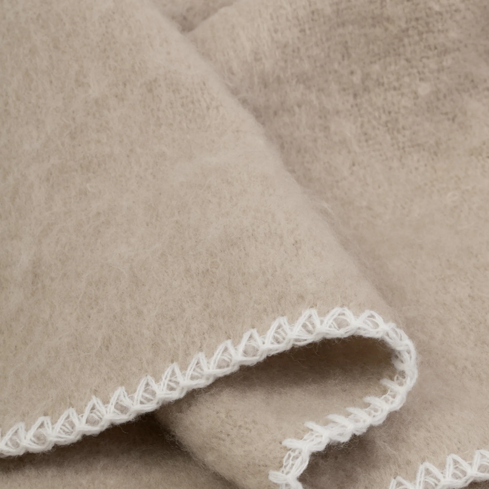 Womens Katie Loxton Taupe Whipstitch Scarf - Image 4