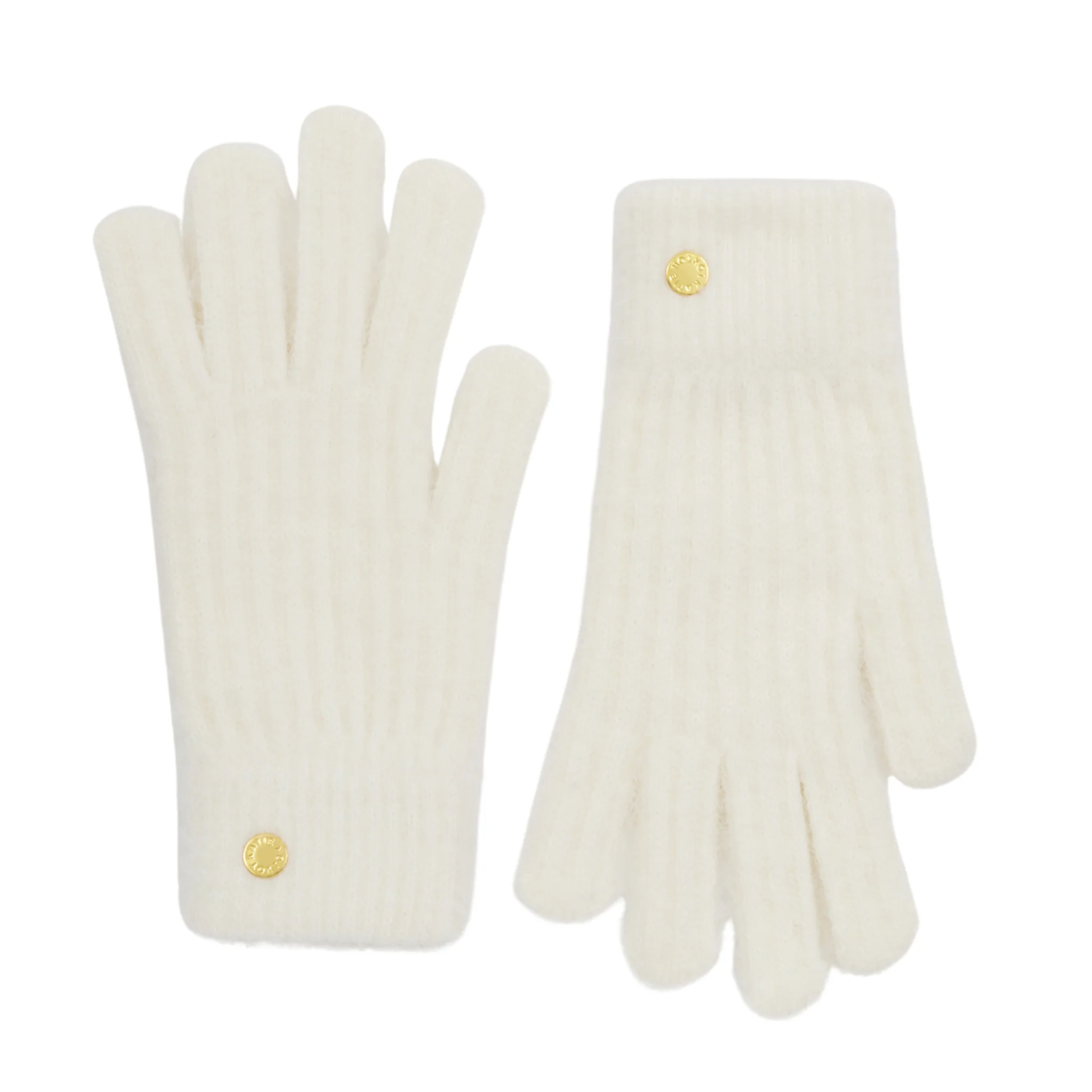 Womens Katie Loxton White Gift Boxed Soft Knit Gloves - Image 2