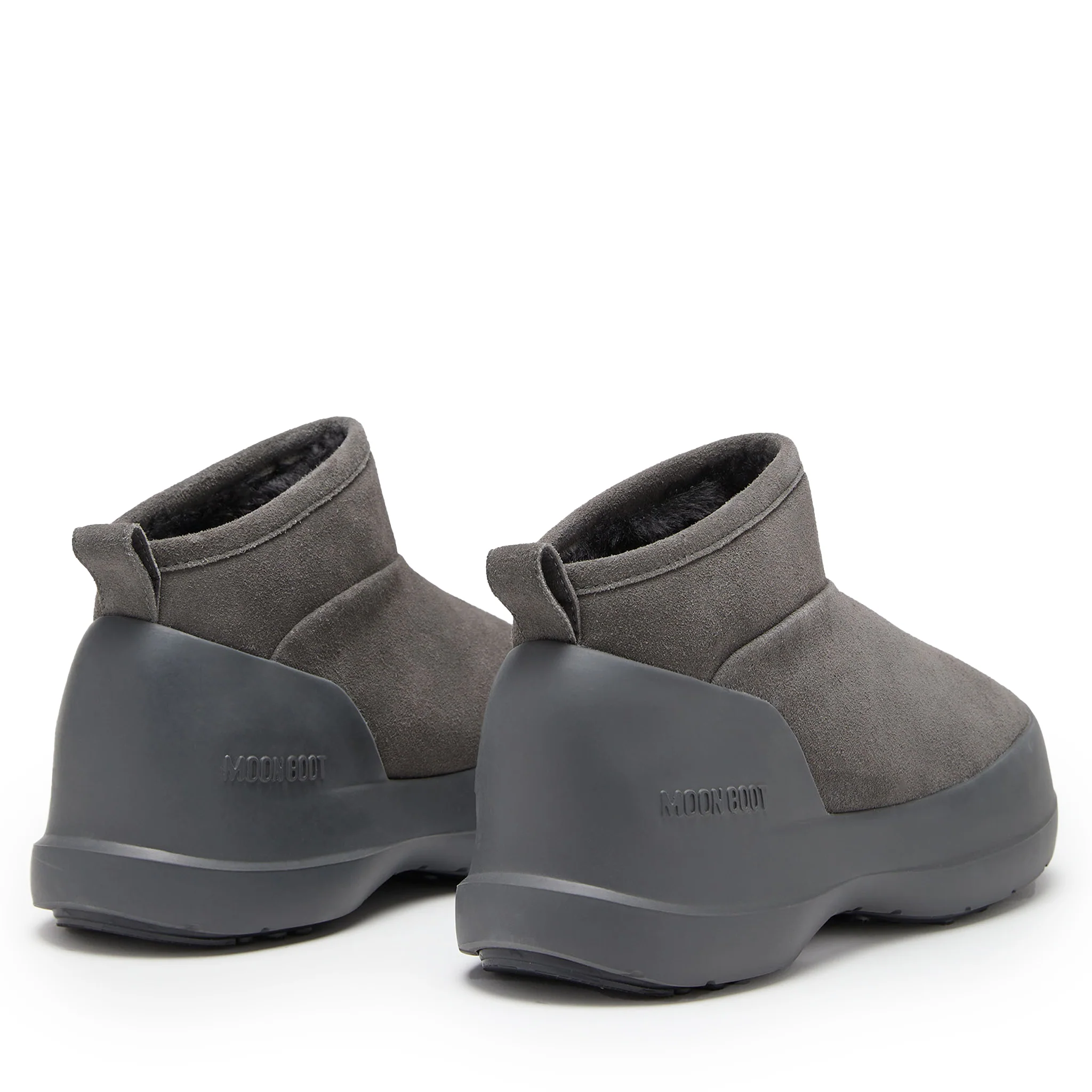 Womens Moon Boot Anthracite Luna Low Boot Suede - Image 4