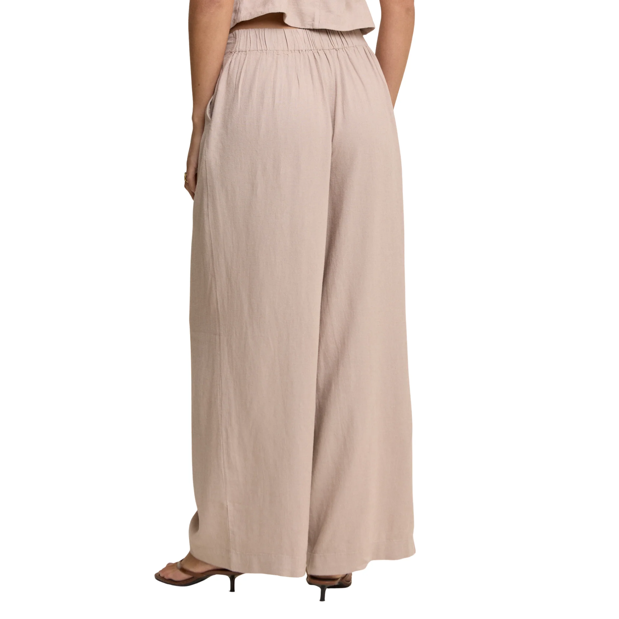 Womens Nobody's Child Beige Silsoe Wide Leg Trousers - Image 6