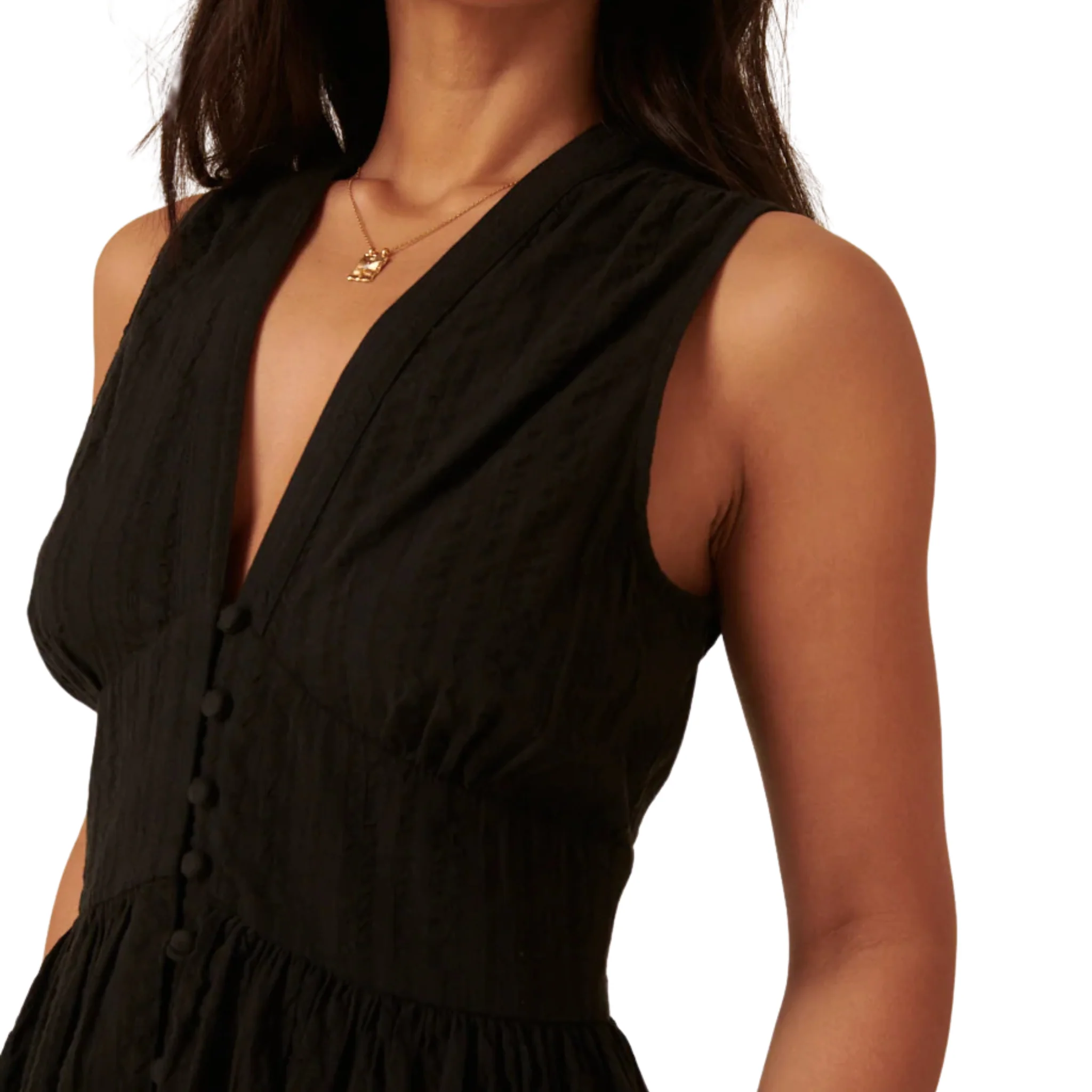 Womens Nobody's Child Black Starlight Sleeveless Mini Dress - Image 3