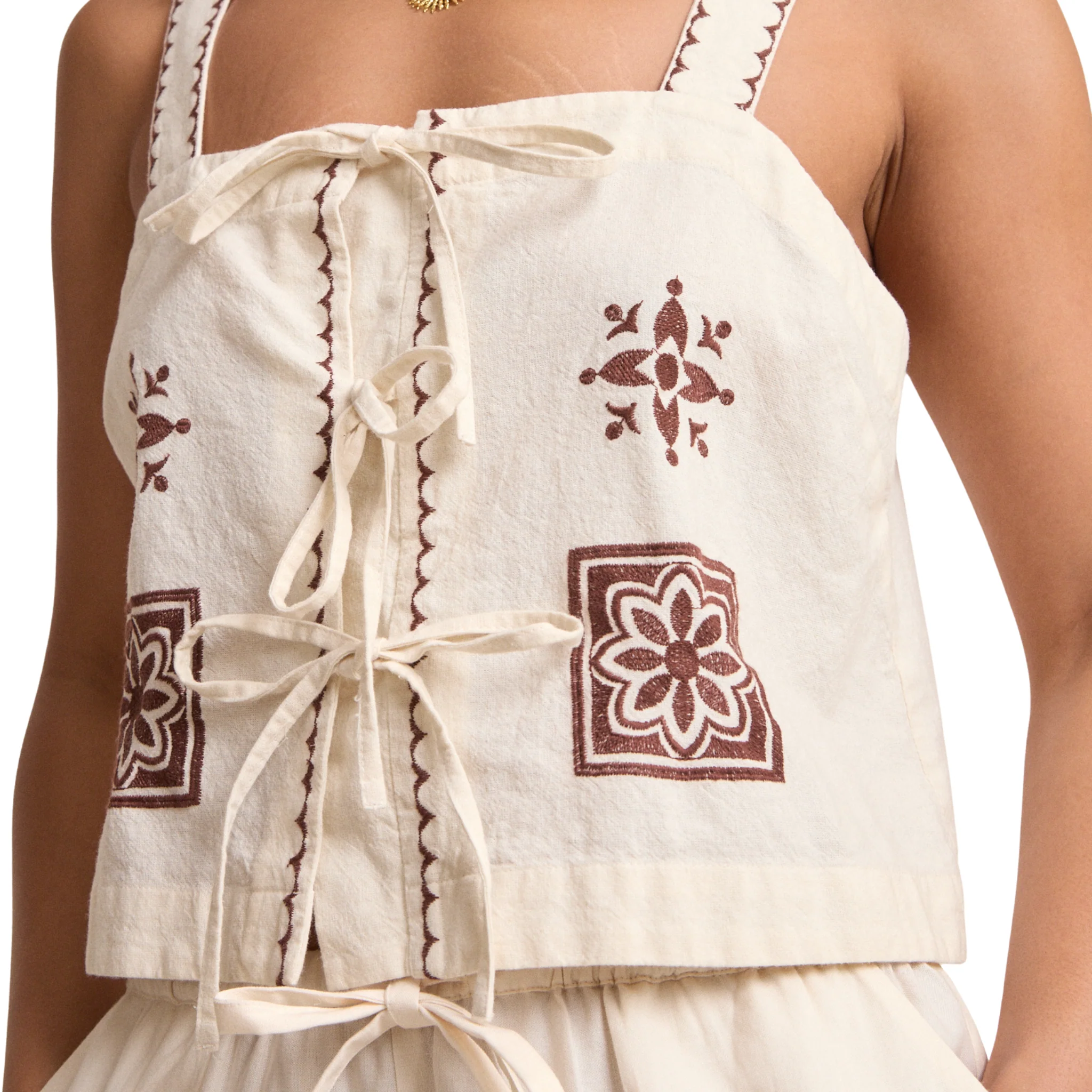 Womens Nobody's Child Cream Topaz Top - Image 2