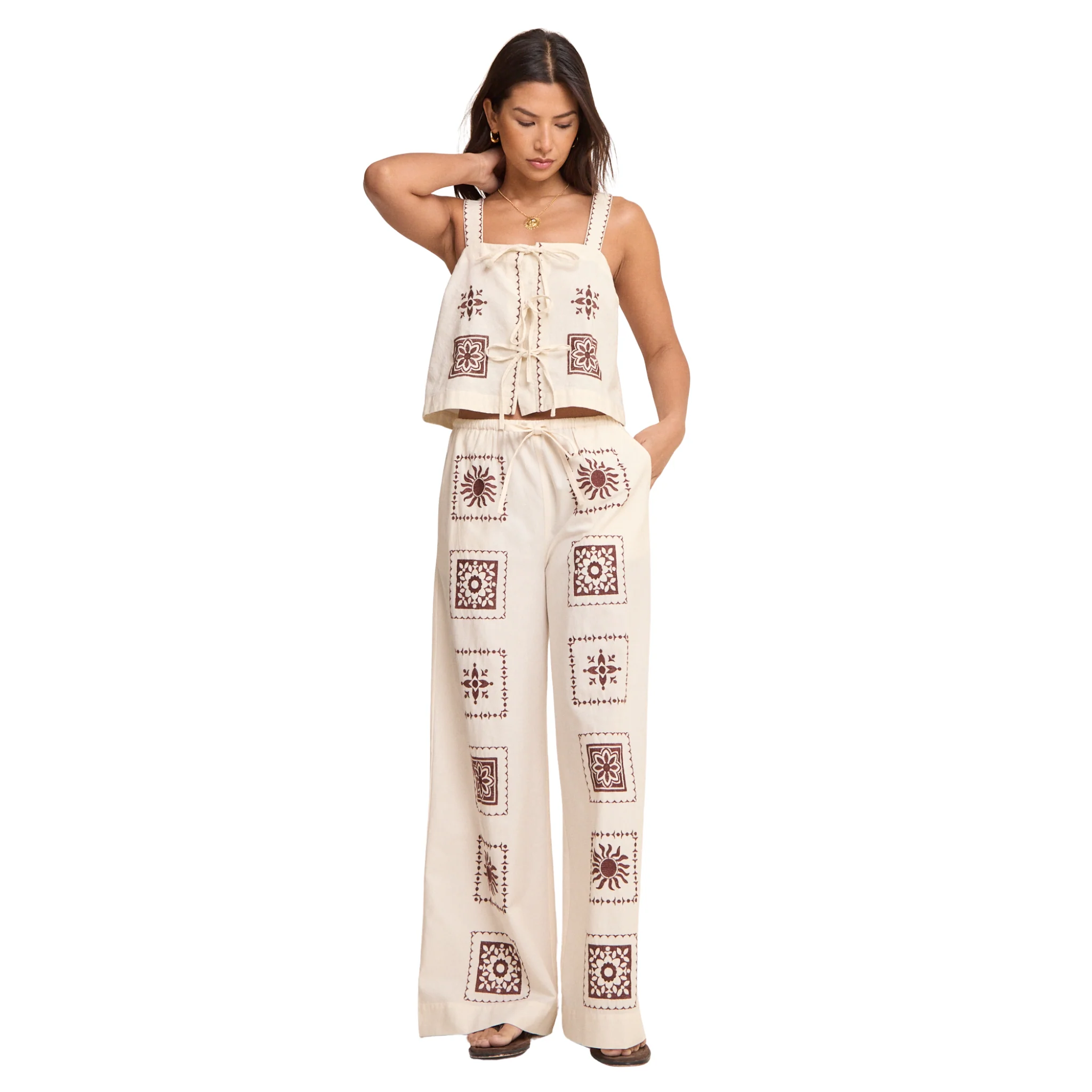 Womens Nobody's Child Cream Topaz Top - Image 5
