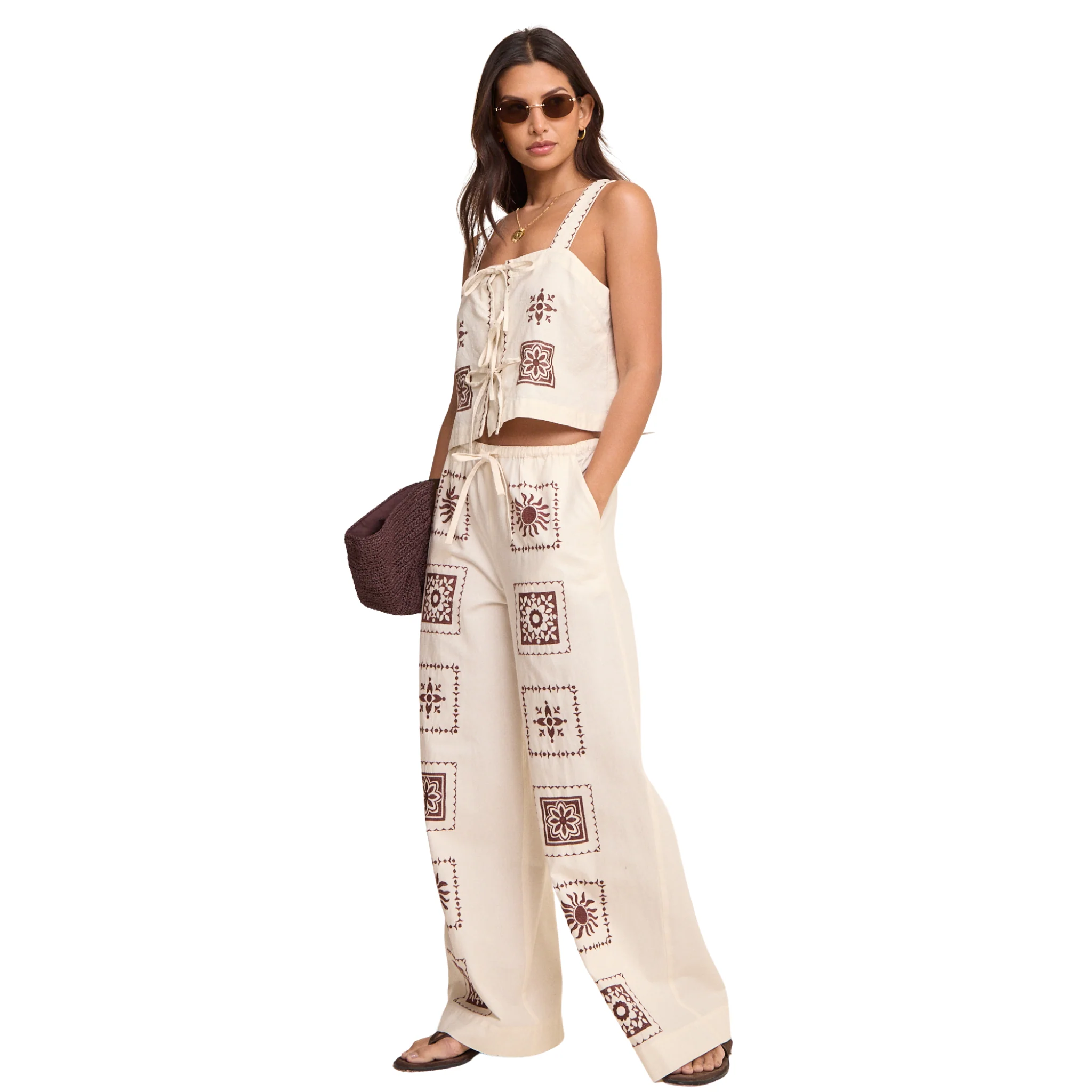 Womens Nobody's Child Cream Topaz Trousers - Image 4